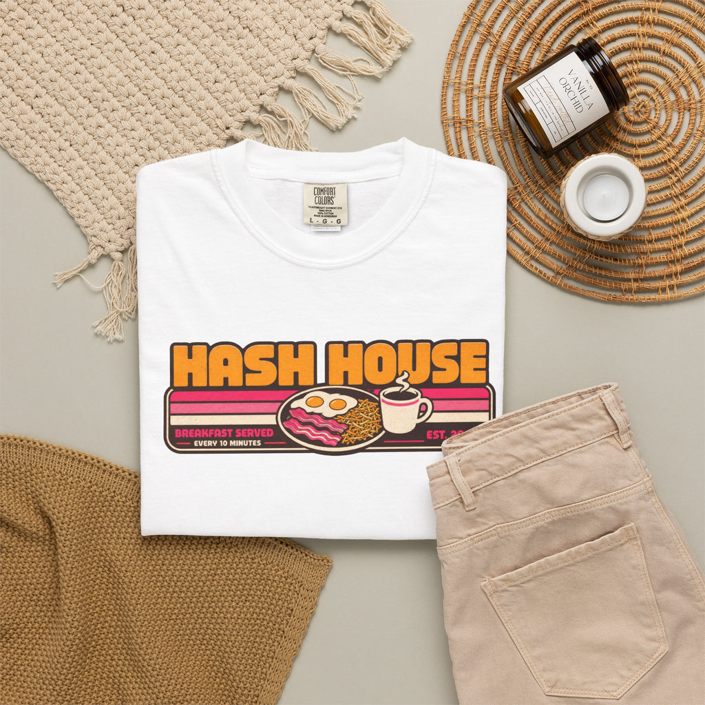 Incognito Heavyweight Hash House Retro Diner Tee | Comfort Colors 1717
