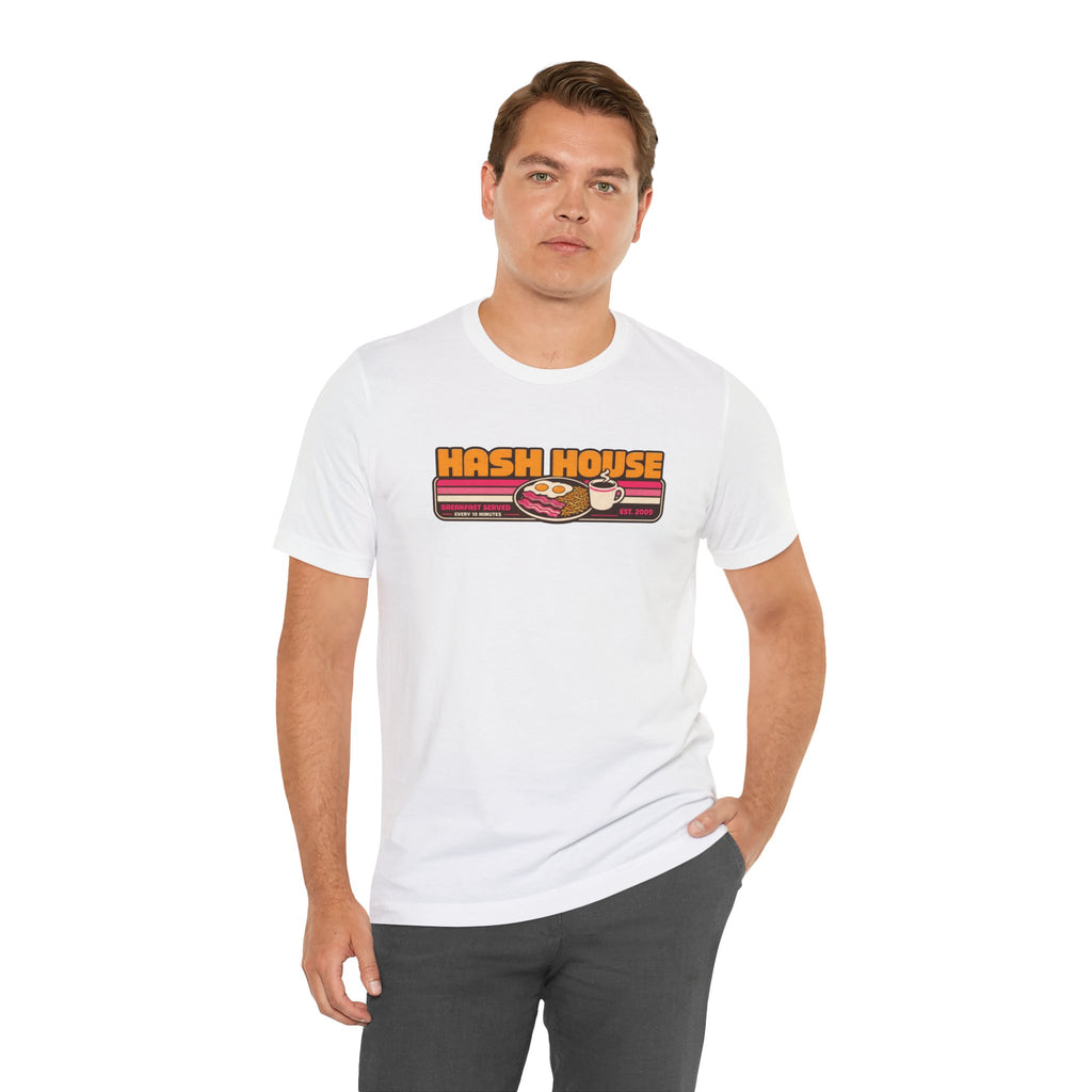 Incognito Hash House Retro Diner Tee | Breakfast Vintage Cafe Shirt | Bella Canvas 3001