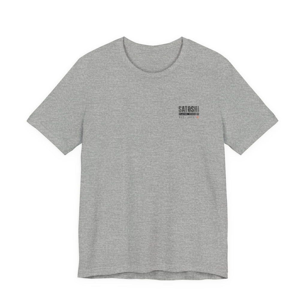 Satoshi Nakamoto Shirt | Player Unknown Bitcoin Tee | Don't Trust Verify Band T-shirt | Bella Canvas 3001