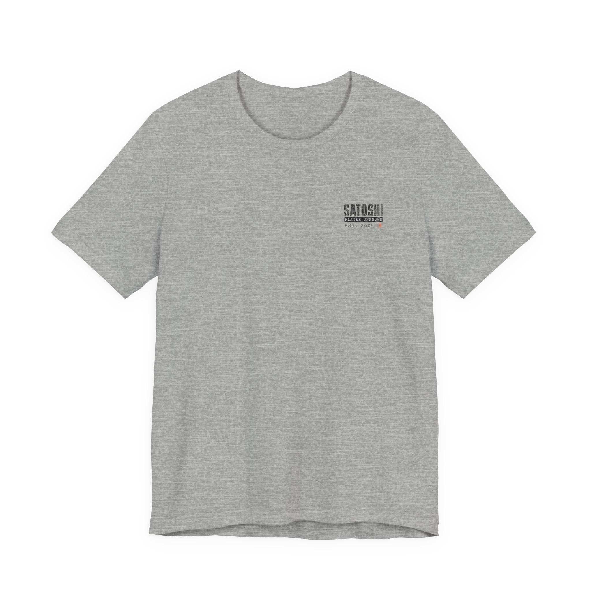 Satoshi Nakamoto Shirt | Player Unknown Bitcoin Tee | Don't Trust Verify Band T-shirt | Bella Canvas 3001