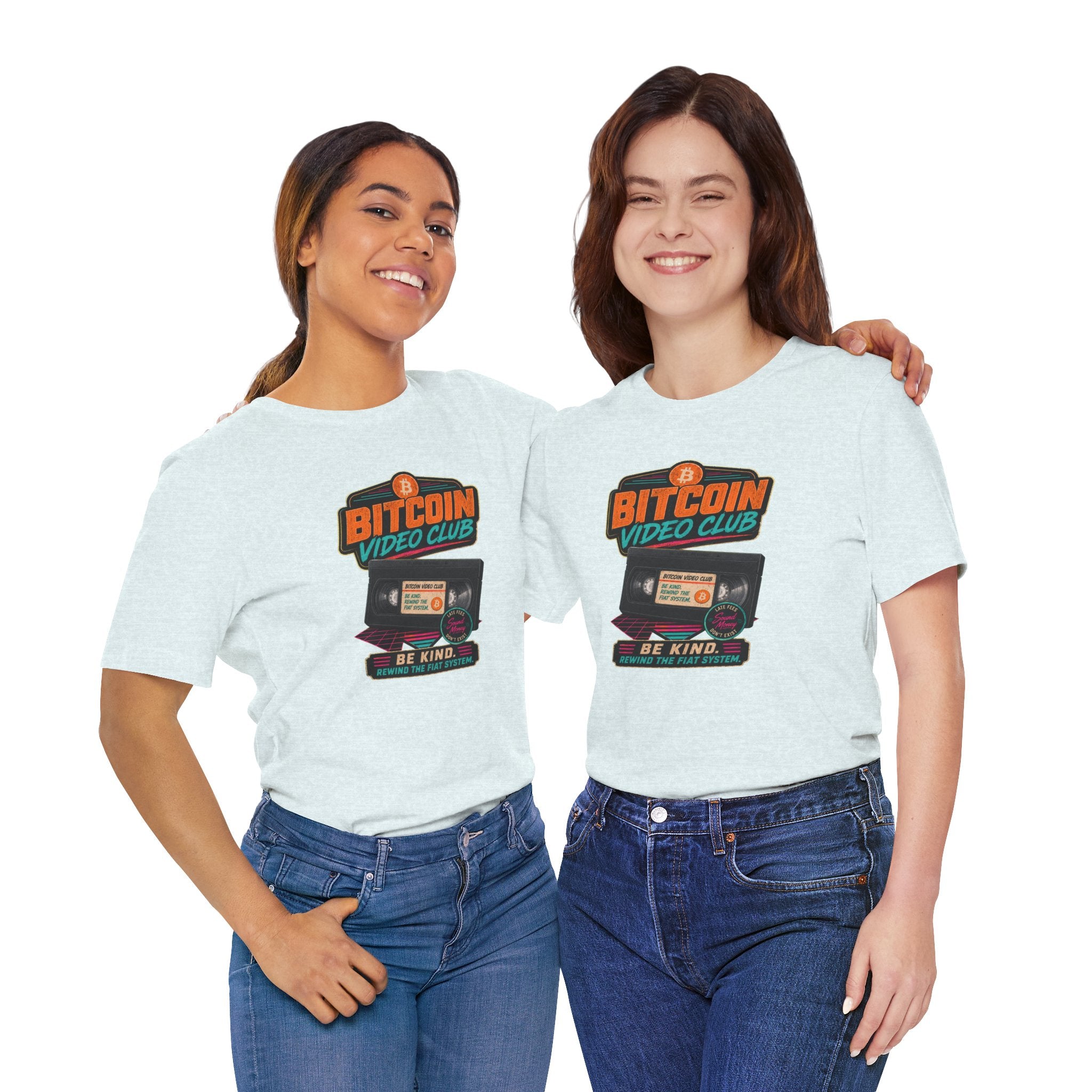 Bitcoin Video Club Tee | Be Kind Retro VHS | Bella Canvas 3001