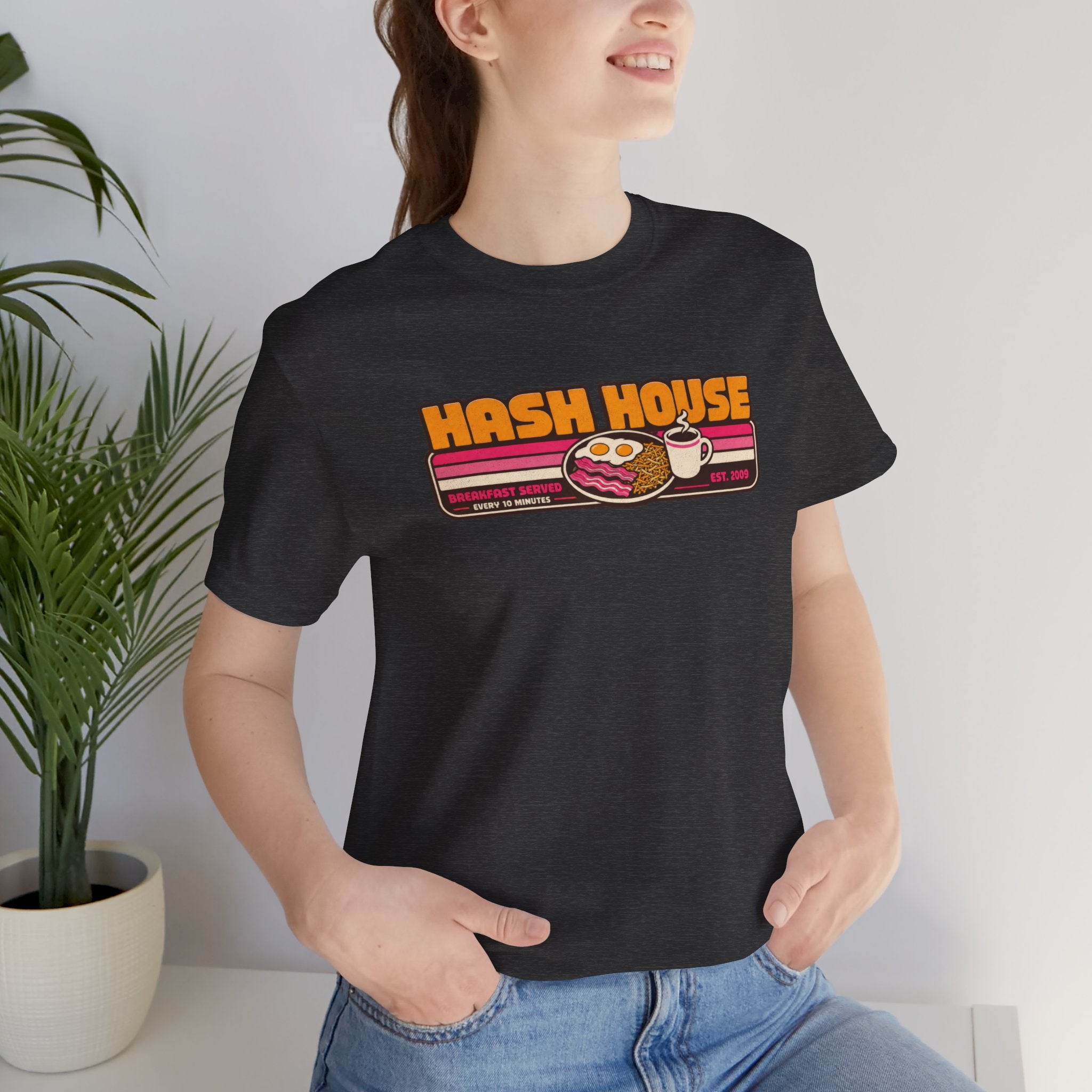 Incognito Hash House Retro Diner Tee | Breakfast Vintage Cafe Shirt | Bella Canvas 3001