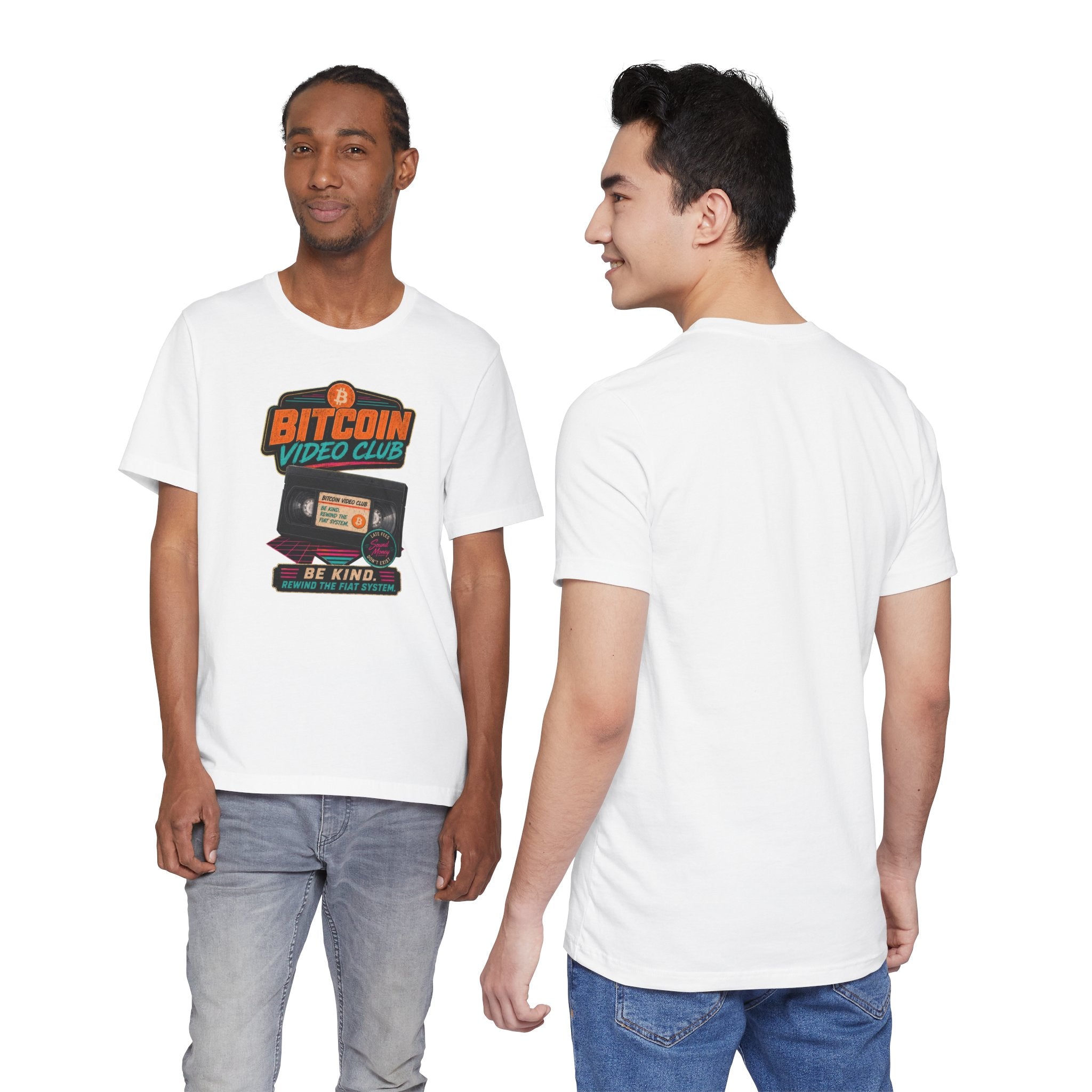 Bitcoin Video Club Tee | Be Kind Retro VHS | Bella Canvas 3001