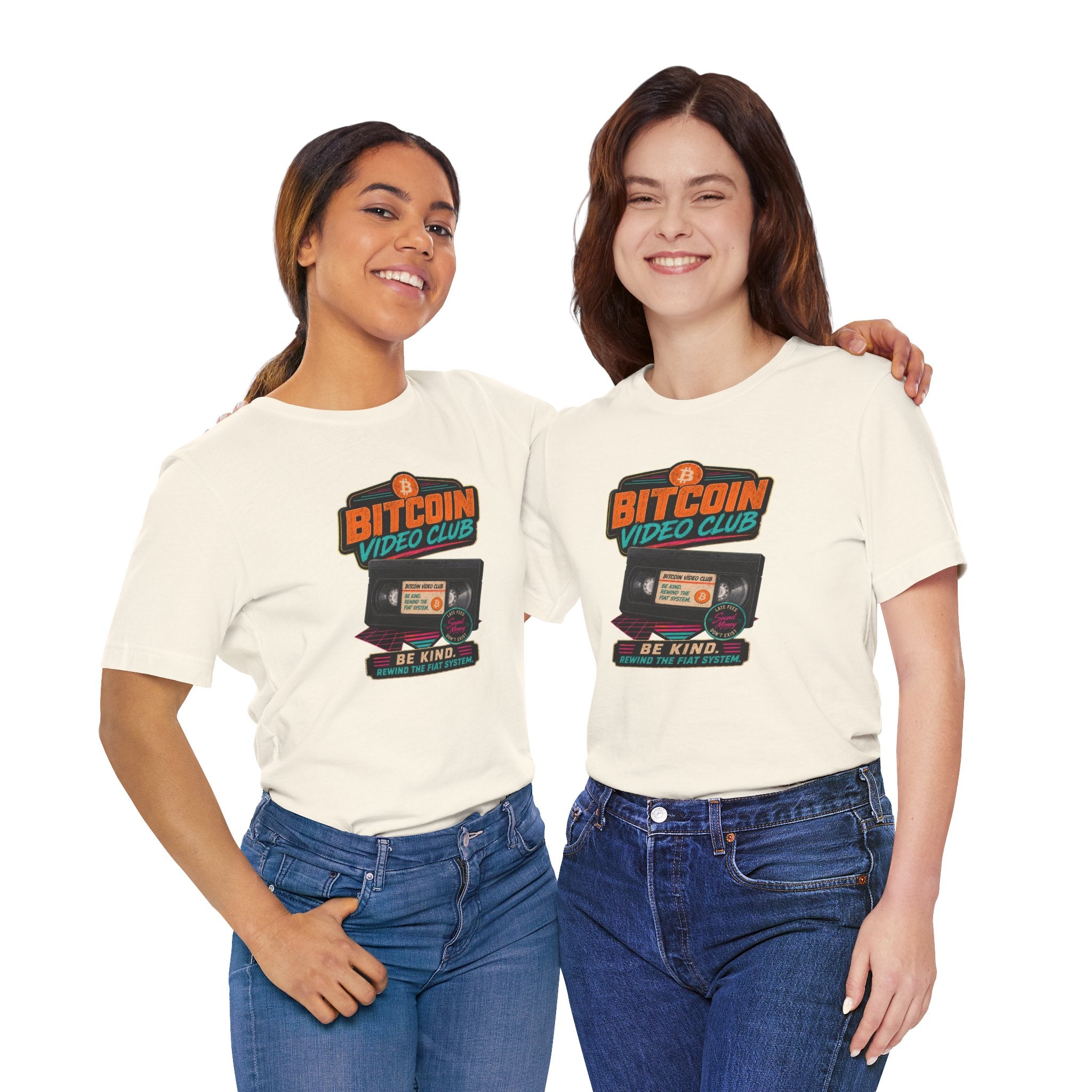 Bitcoin Video Club Tee | Be Kind Retro VHS | Bella Canvas 3001