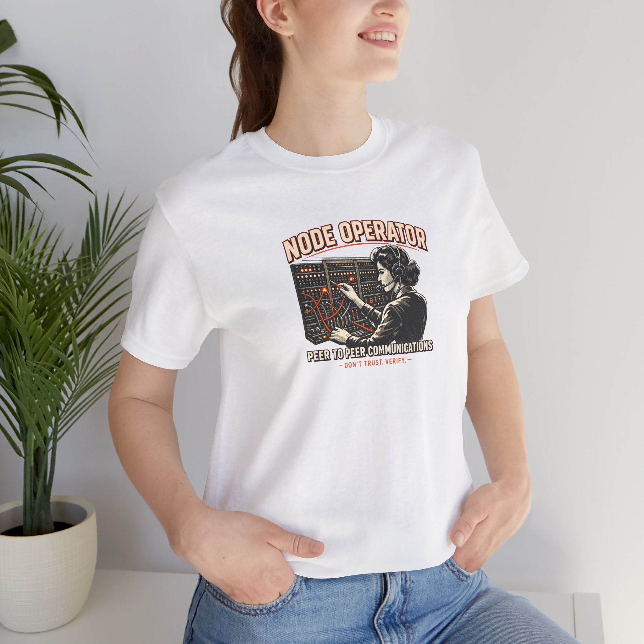 Node Operator Bitcoin Tee | Don't Trust Verify | Peer to Peer | Bella Canvas 3001