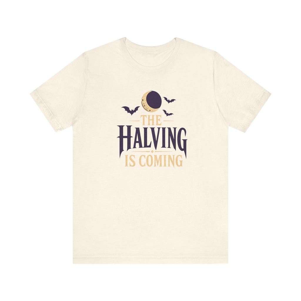 The Halving Is Coming Bitcoin T-Shirt| Light Colorway | Bella Canvas 3001