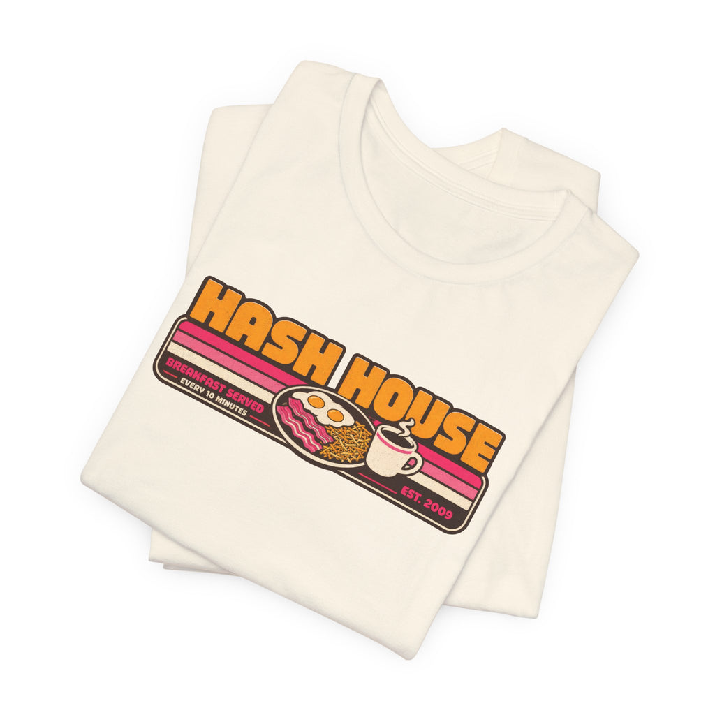 Incognito Hash House Retro Diner Tee | Breakfast Vintage Cafe Shirt | Bella Canvas 3001