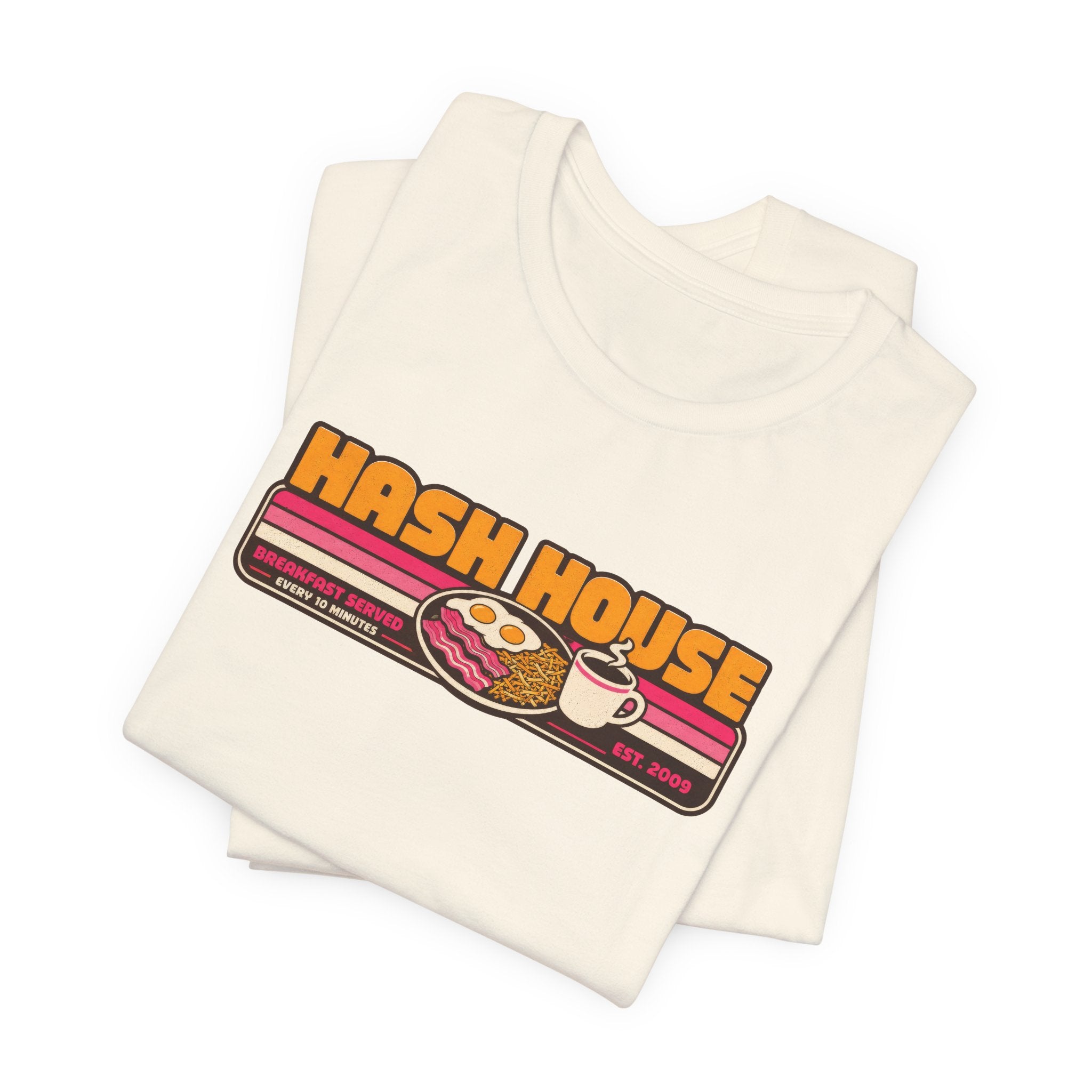 Incognito Hash House Retro Diner Tee | Breakfast Vintage Cafe Shirt | Bella Canvas 3001