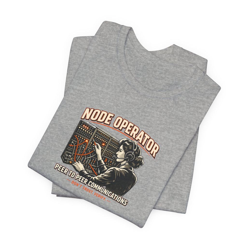 Node Operator Bitcoin Tee | Don't Trust Verify | Bella Canvas 3001