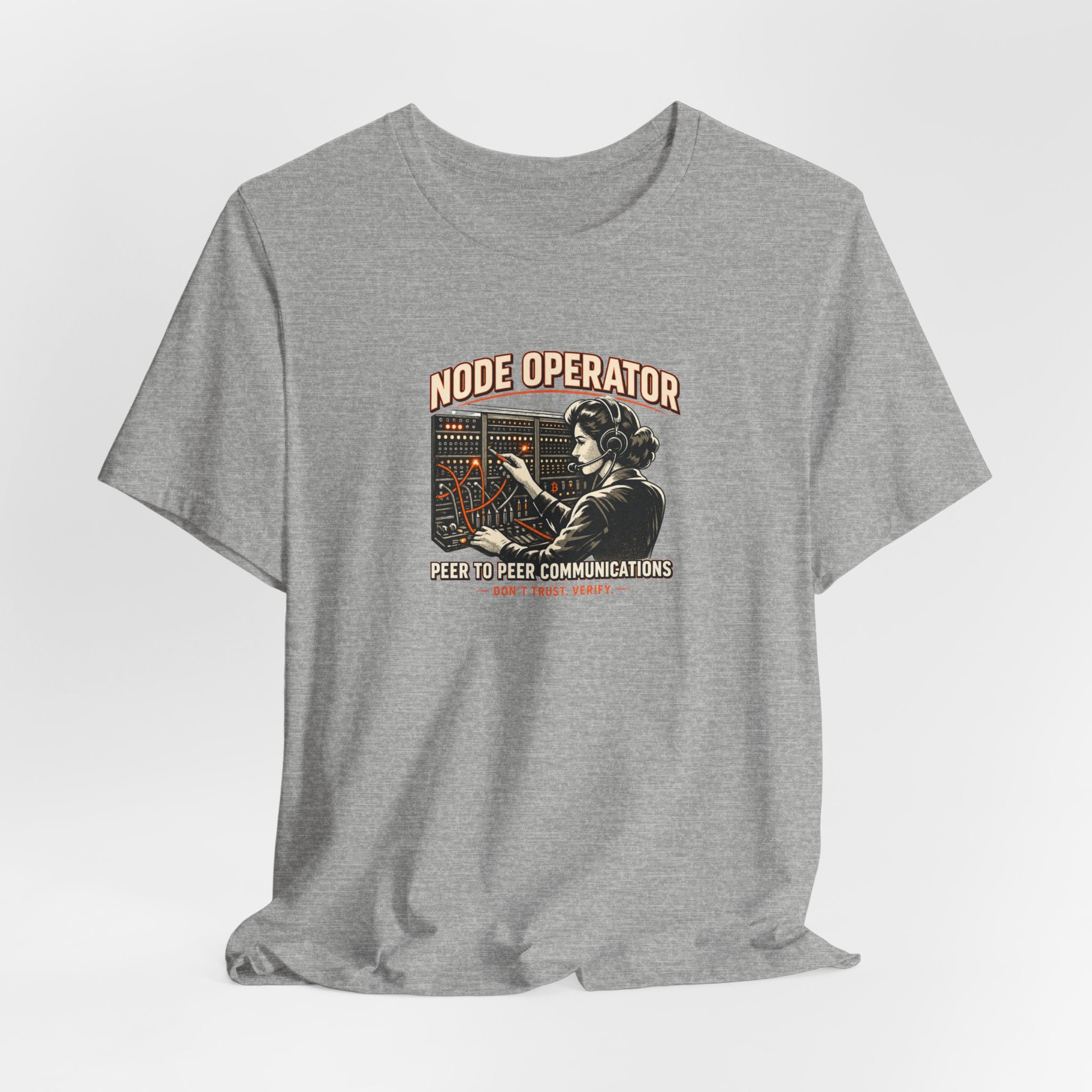 Node Operator Bitcoin Tee | Don't Trust Verify | Bella Canvas 3001