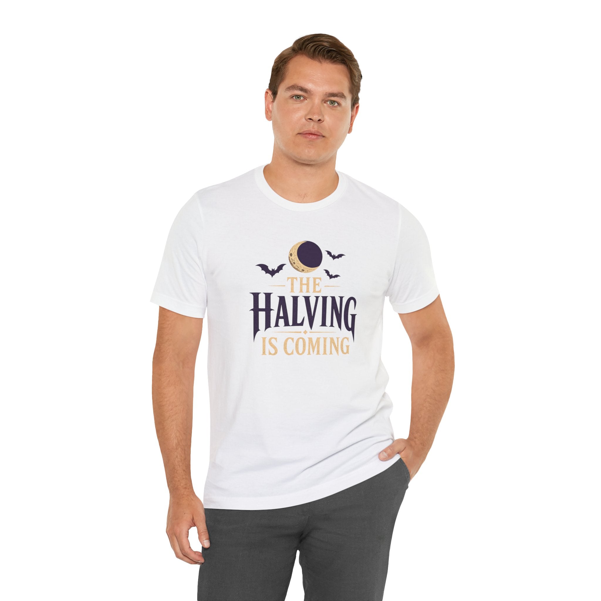 The Halving Is Coming Bitcoin T-Shirt| Light Colorway | Bella Canvas 3001