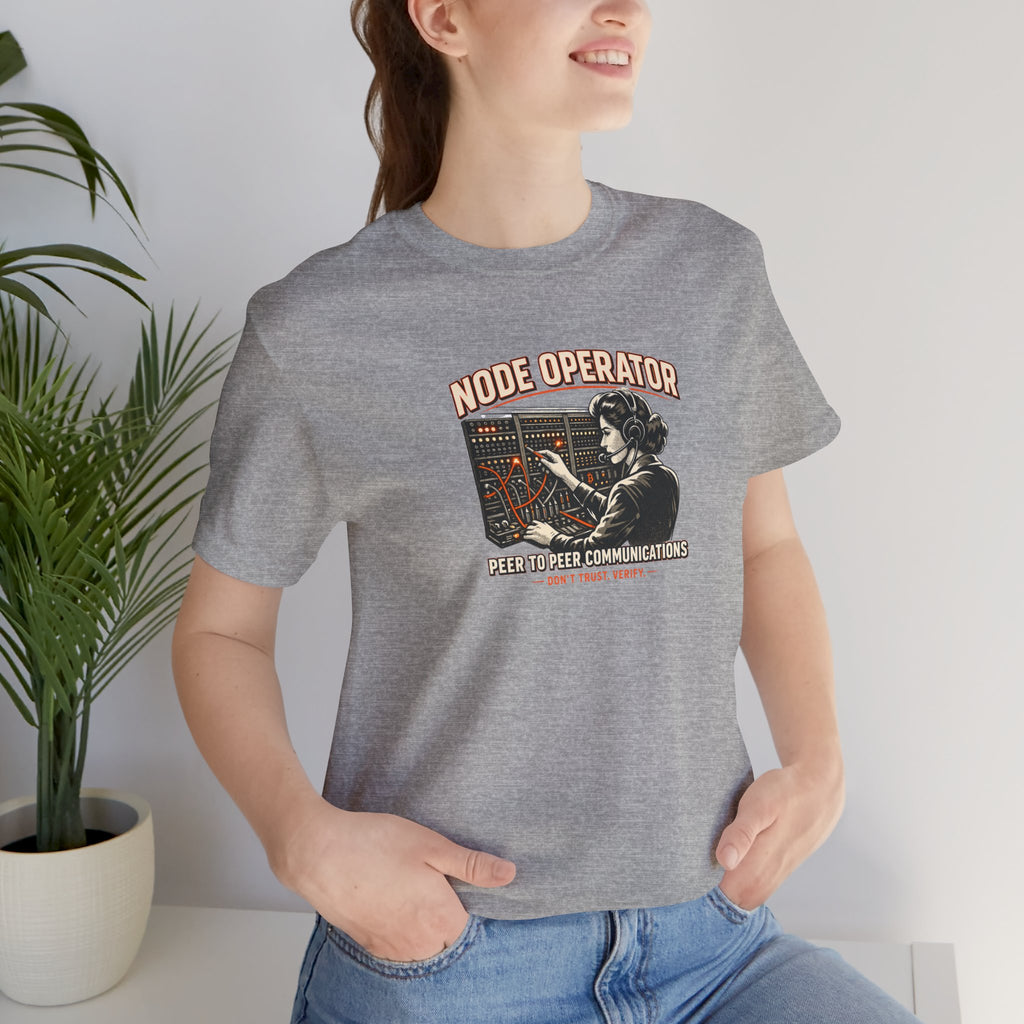 Node Operator Bitcoin Tee | Don't Trust Verify | Bella Canvas 3001
