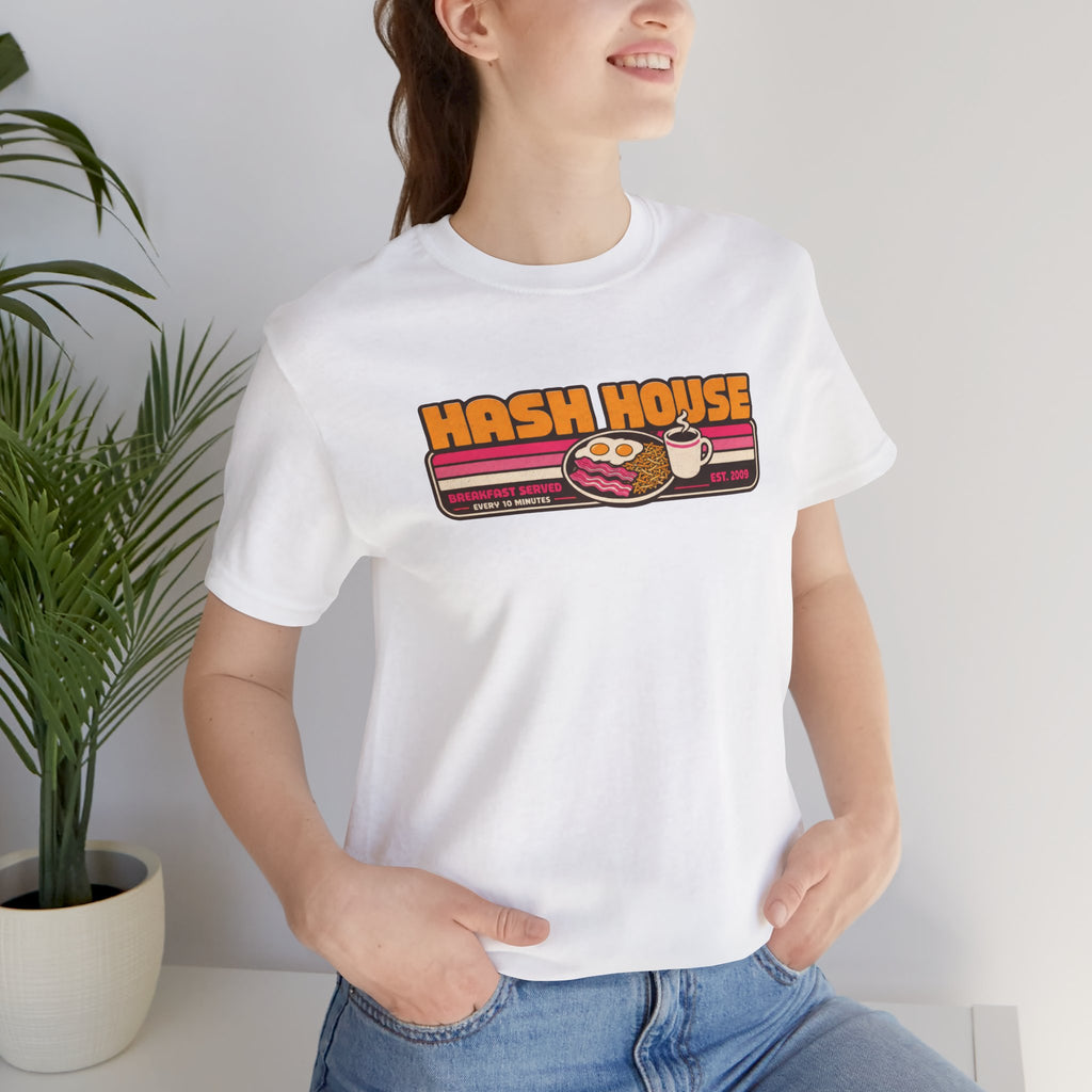 Incognito Hash House Retro Diner Tee | Breakfast Vintage Cafe Shirt | Bella Canvas 3001