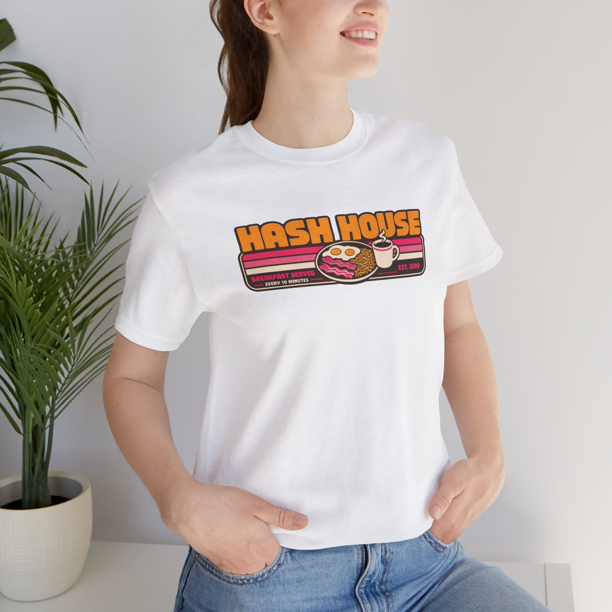 Incognito Hash House Retro Diner Tee | Breakfast Vintage Cafe Shirt | Bella Canvas 3001