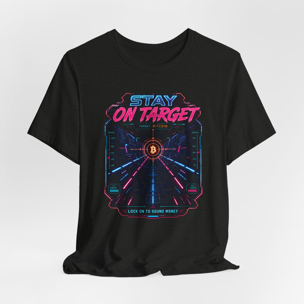 Stay On Target Bitcoin Graphic Tee | Bella Canvas 3001