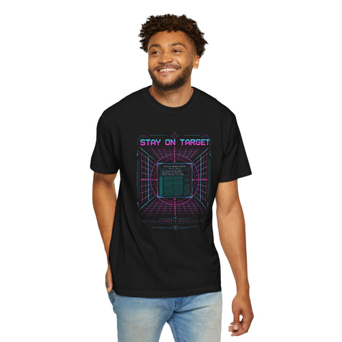 Bitcoin Genesis Block Heavyweight Tee | Retro 80s Cypherpunk T-shirt | Stay on Target | Comfort Colors 1717