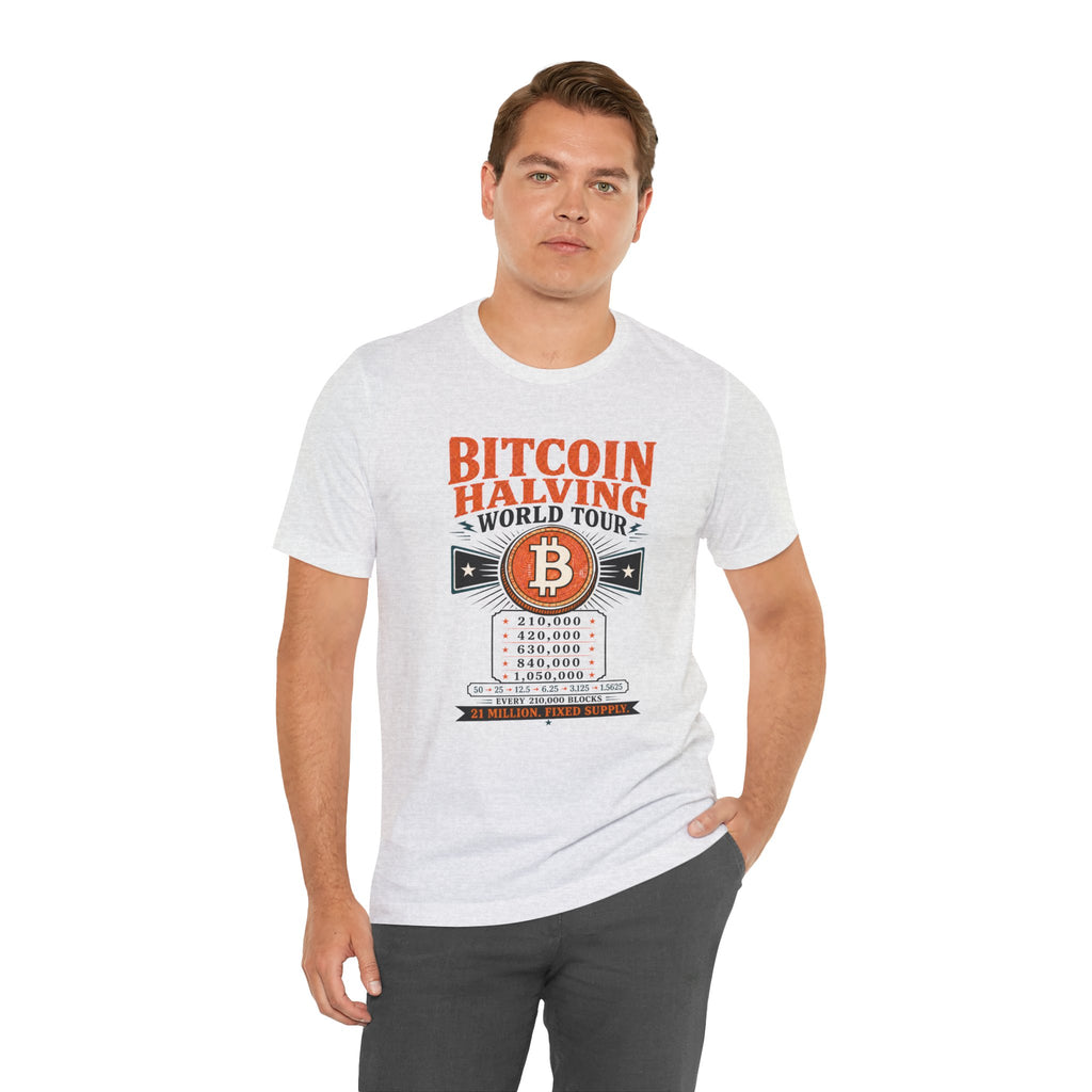 Bitcoin Halving World Tour Tee | Bella Canvas 3001