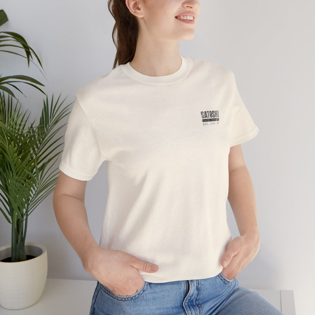 Satoshi Nakamoto Shirt | Player Unknown Bitcoin Tee | Don't Trust Verify Band T-shirt | Bella Canvas 3001