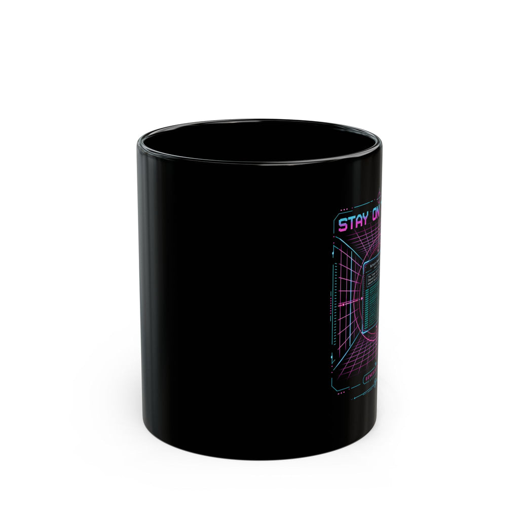 Stay On Target Retro Bitcoin Genesis Block Mug 11oz and 15oz