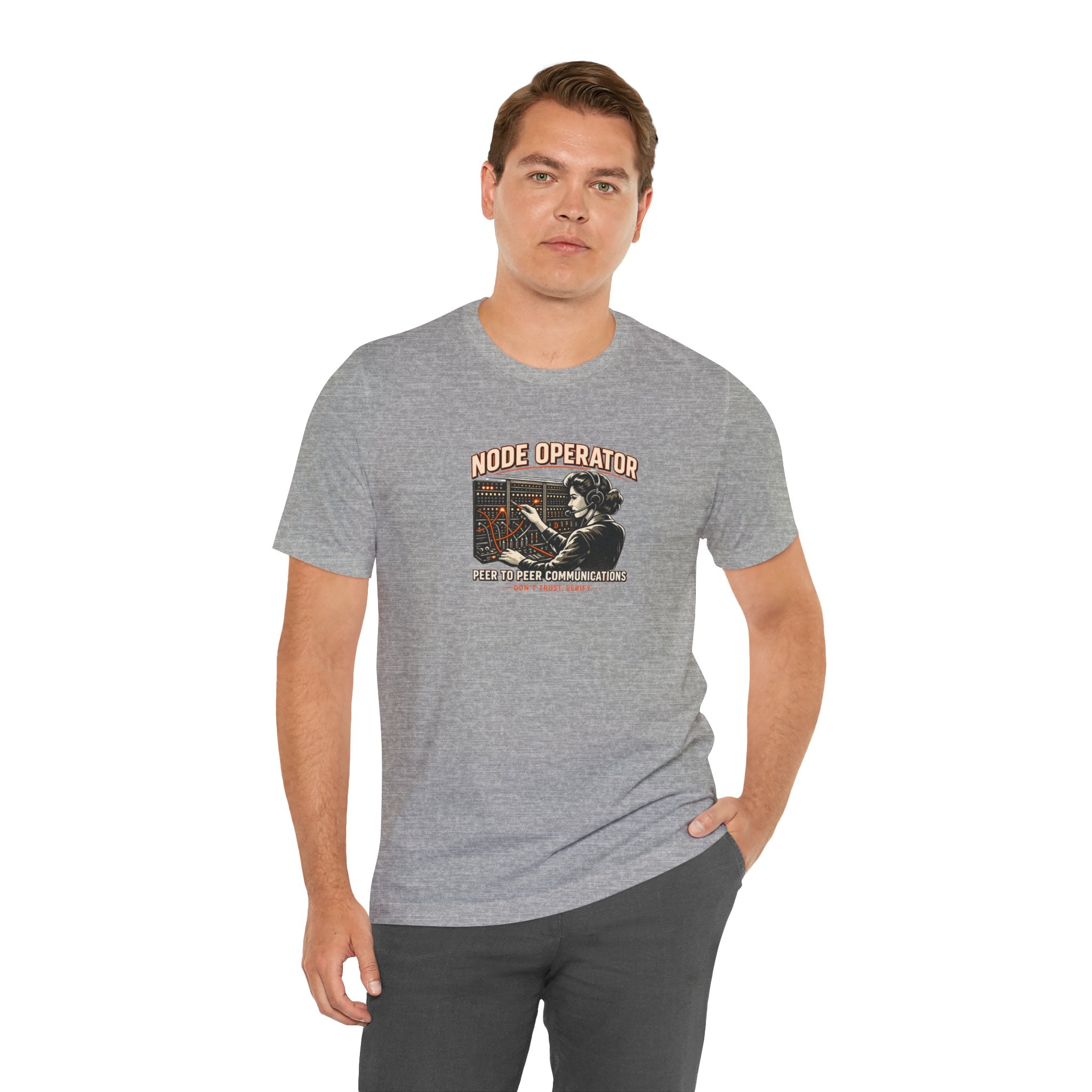 Node Operator Bitcoin Tee | Don't Trust Verify | Bella Canvas 3001