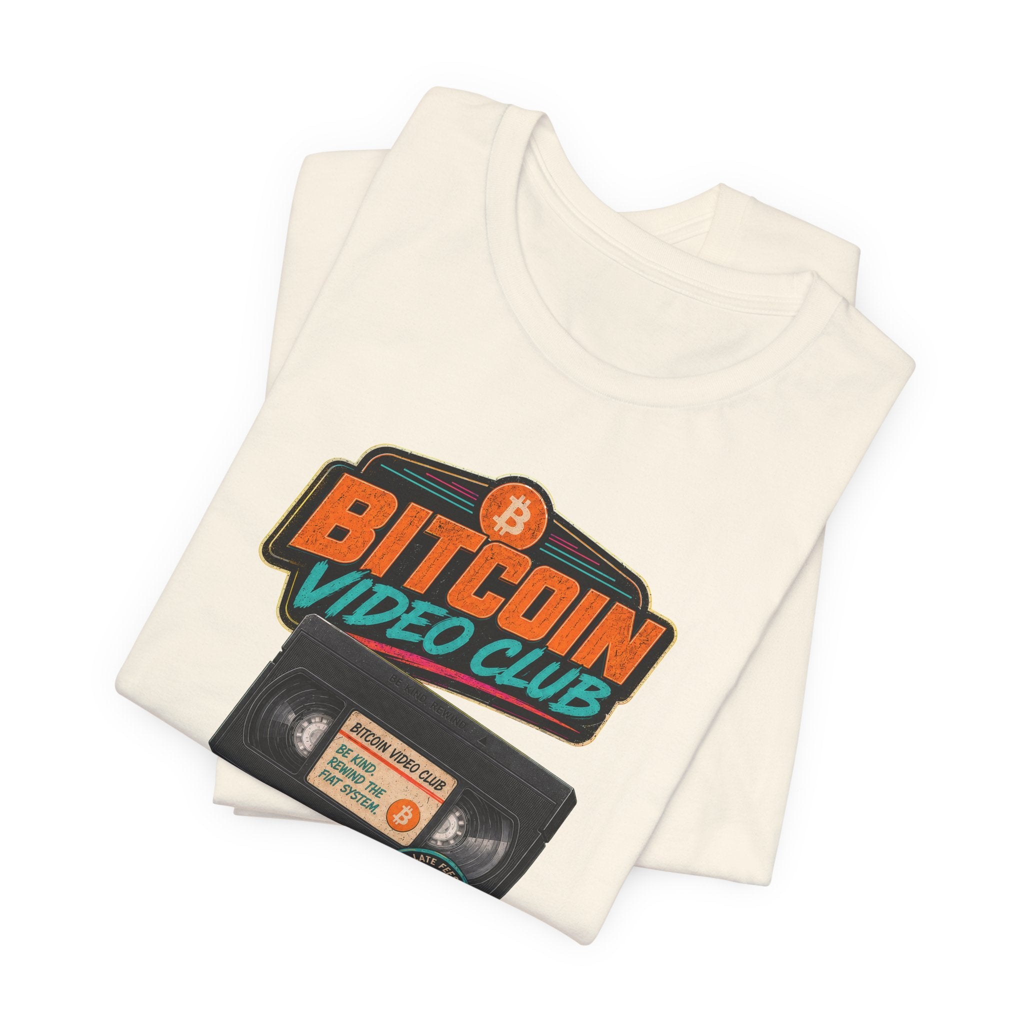 Bitcoin Video Club Tee | Be Kind Retro VHS | Bella Canvas 3001