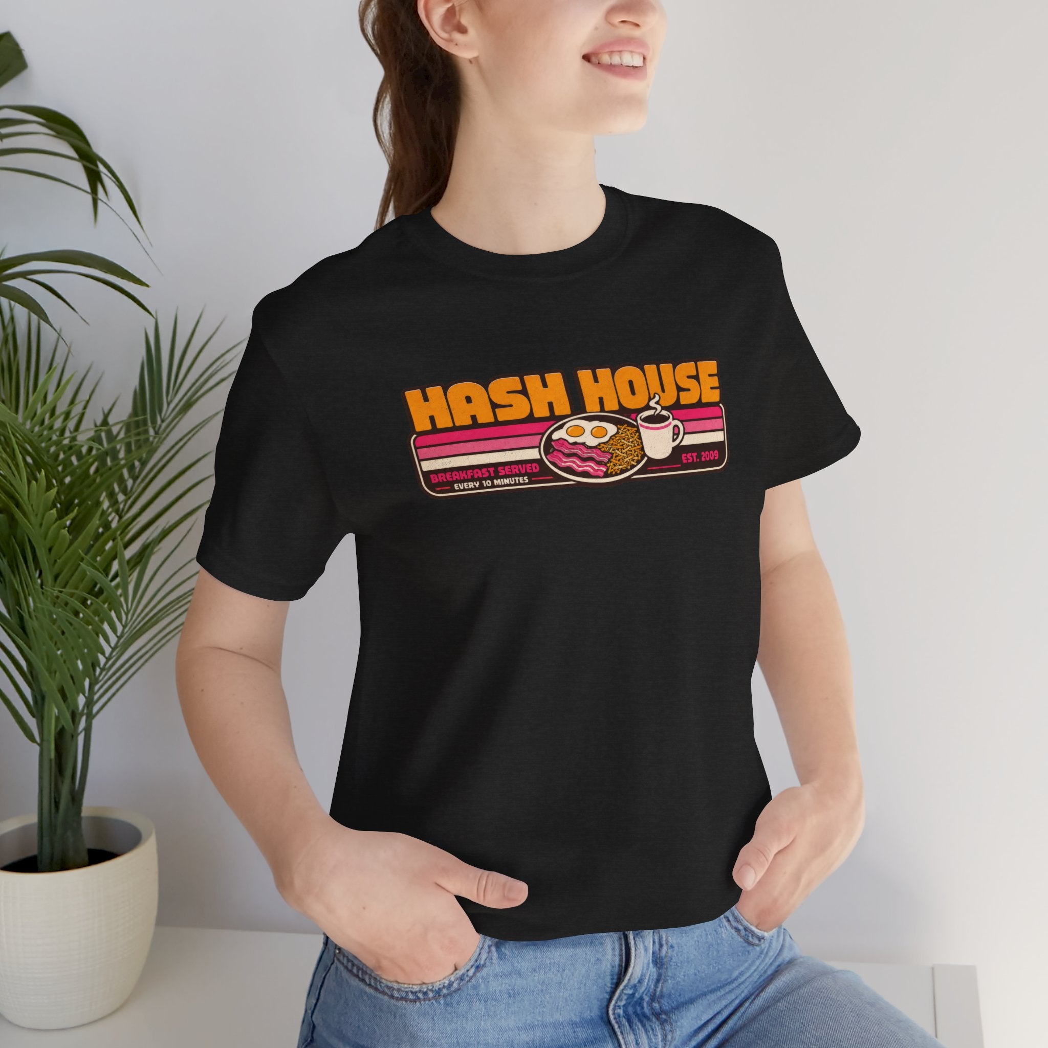 Incognito Hash House Retro Diner Tee | Breakfast Vintage Cafe Shirt | Bella Canvas 3001