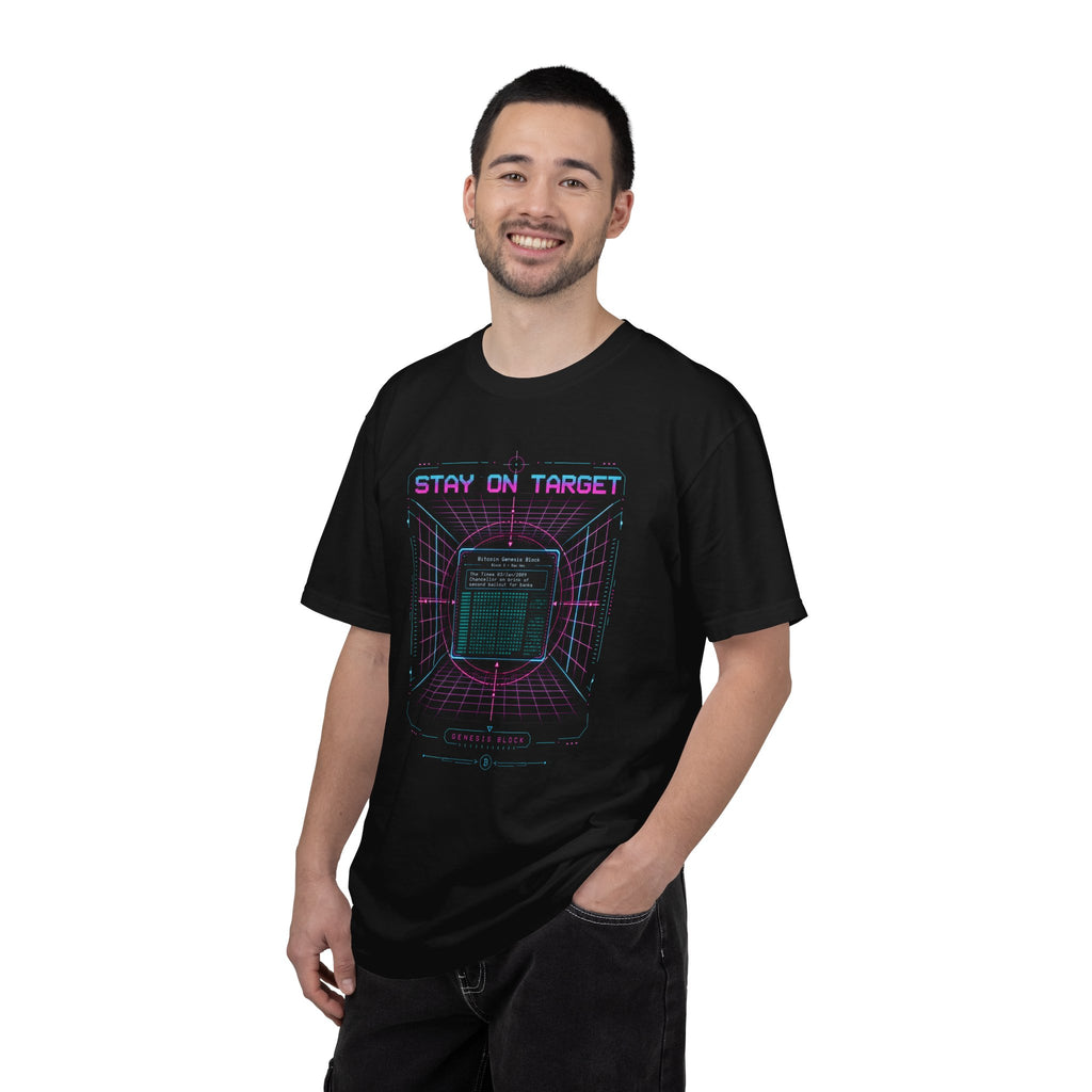 Bitcoin Genesis Block Heavyweight Tee | Retro 80s Cypherpunk T-shirt | Stay on Target | Comfort Colors 1717