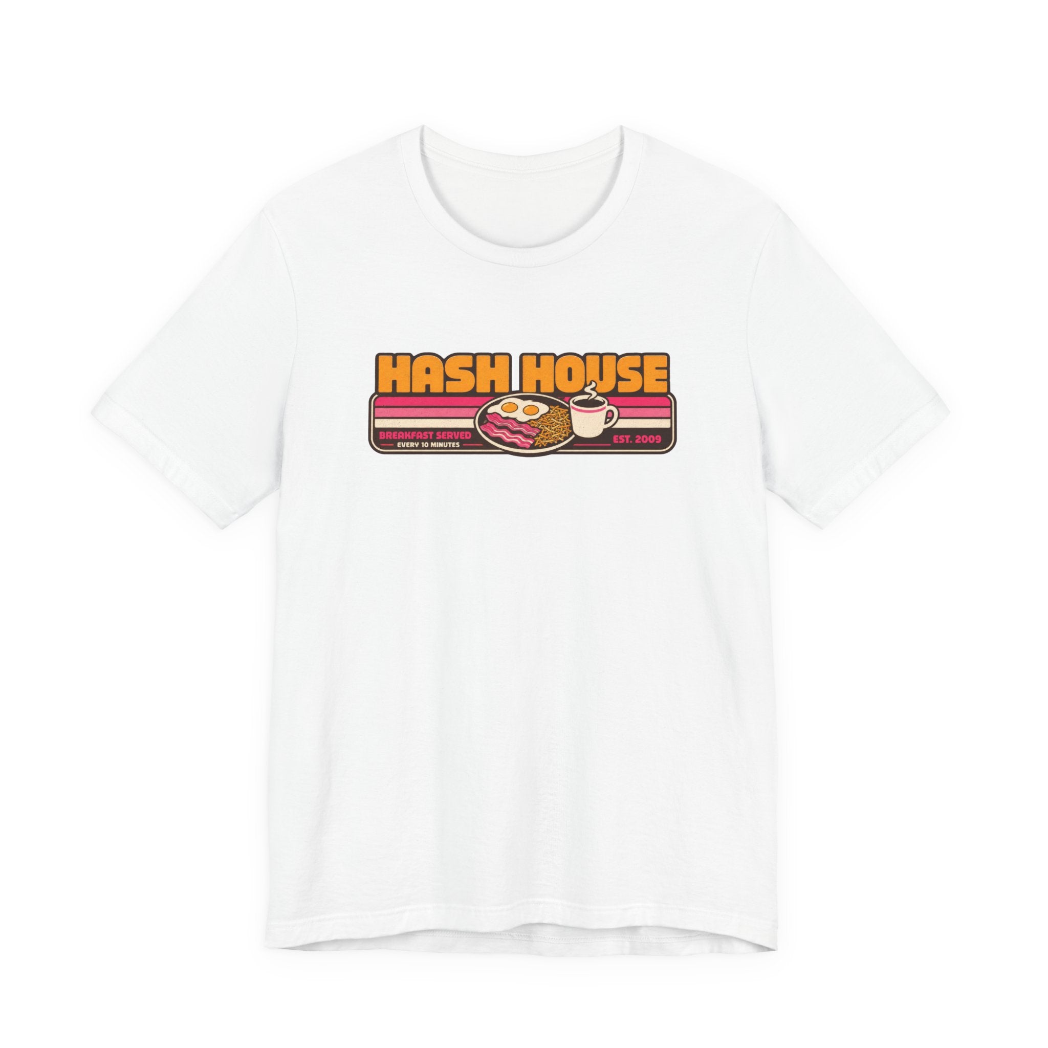 Incognito Hash House Retro Diner Tee | Breakfast Vintage Cafe Shirt | Bella Canvas 3001
