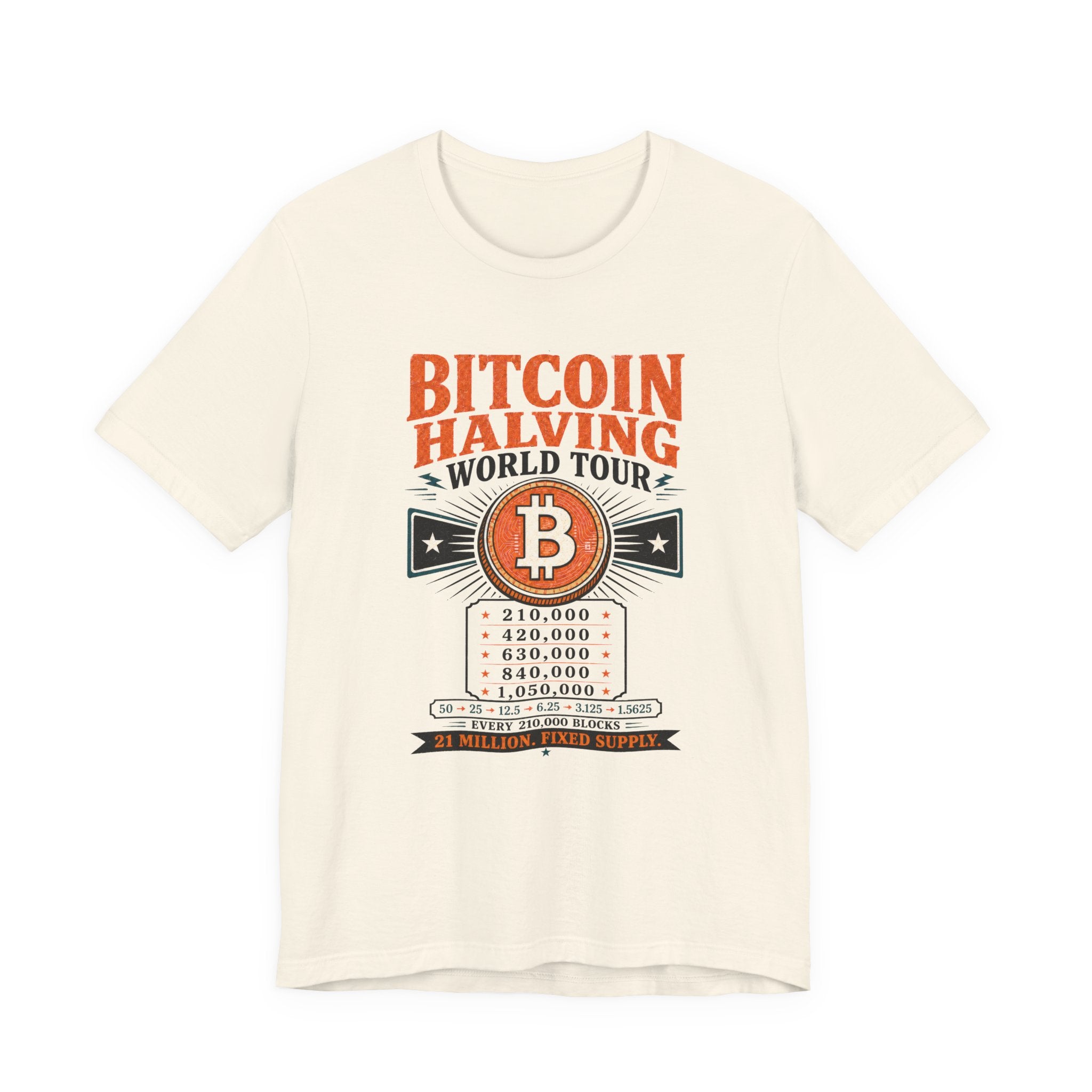 Bitcoin Halving World Tour Tee | Bella Canvas 3001