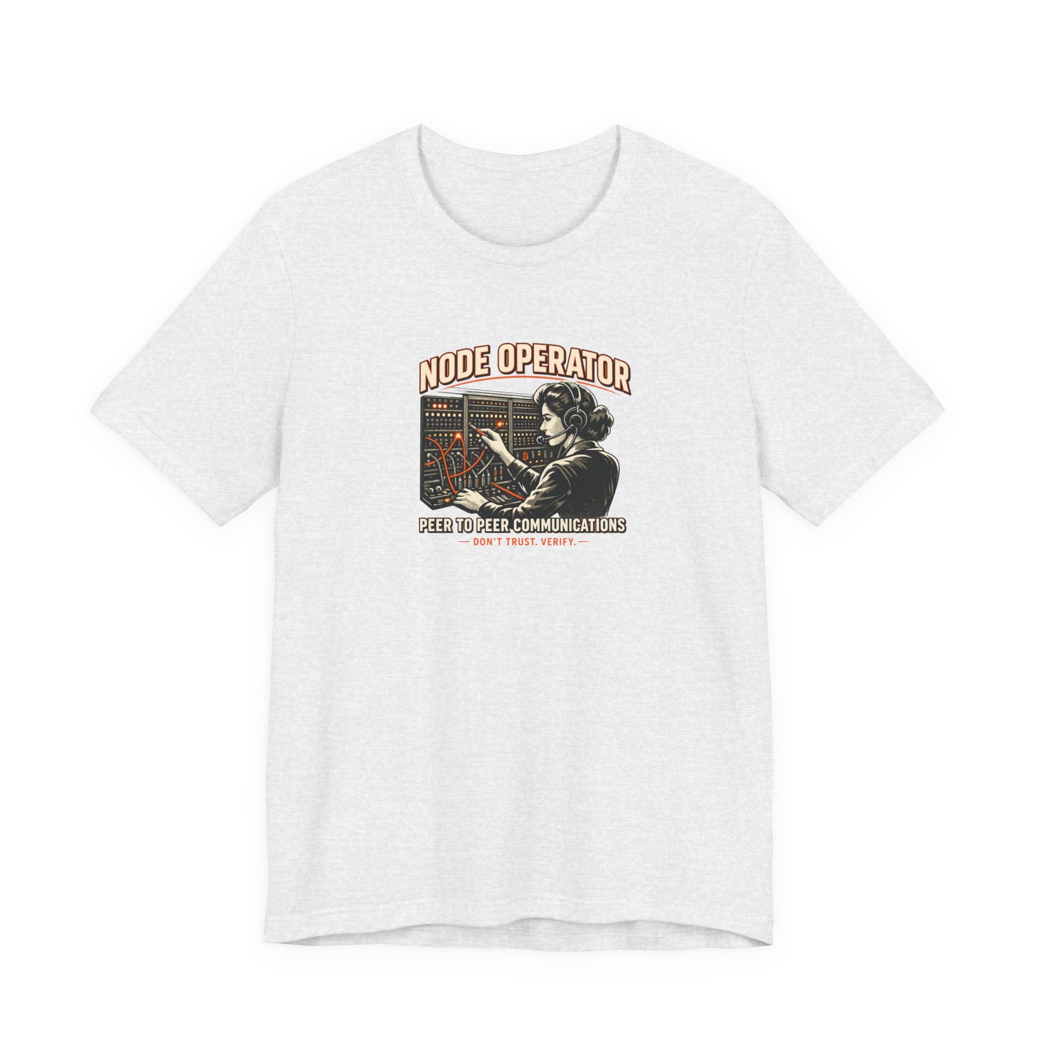 Node Operator Bitcoin Tee | Don't Trust Verify | Peer to Peer | Bella Canvas 3001