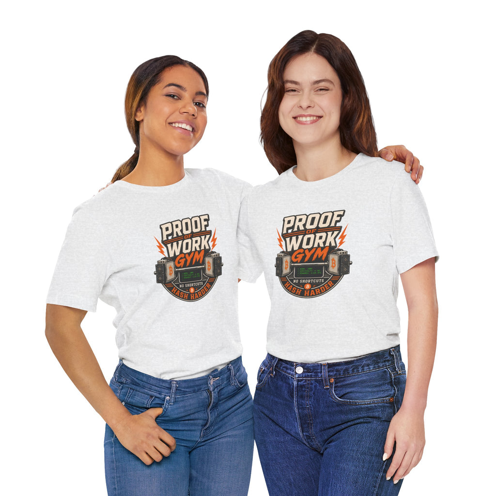 Proof of Work Bitcoin Mining Gym Tee | Bella Canvas 3001