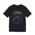 Stay On Target Bitcoin Retro Sound Money Graphic Tee