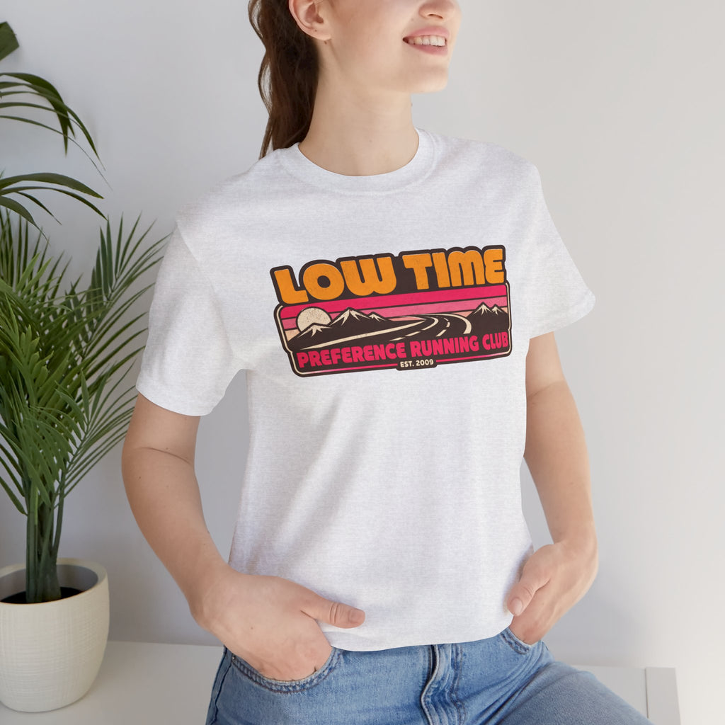 Low Time Preference Retro Running Club T-Shirt Bitcoin Shirt
