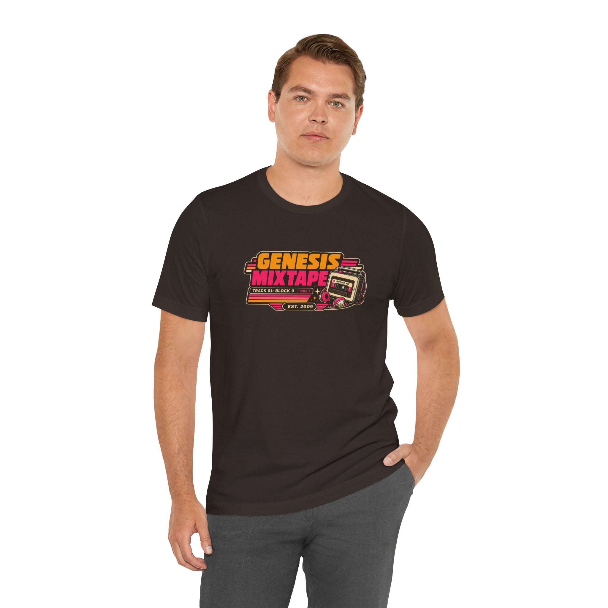 Incognito Genesis Mixtape T-Shirt | Vintage Cassette Retro Music Tee | Bella Canvas 3001
