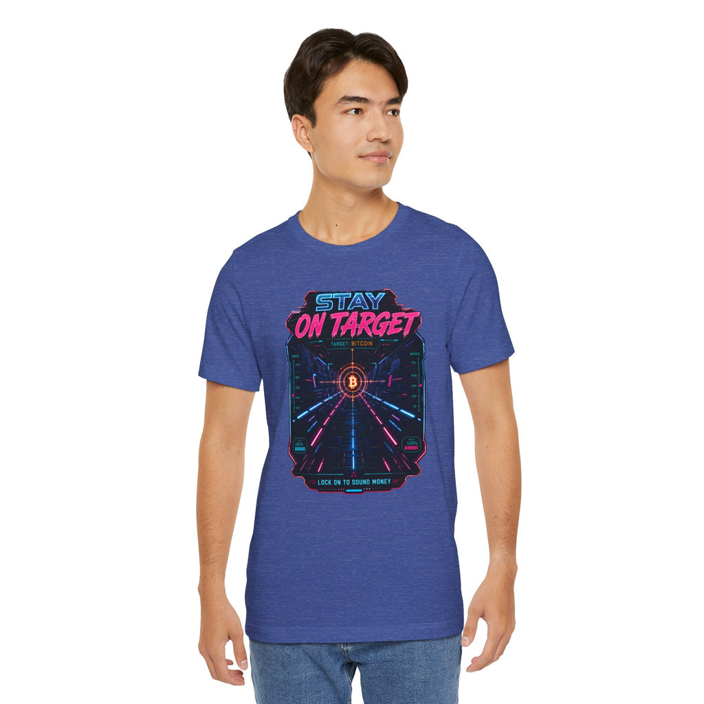 Stay On Target Bitcoin Graphic Tee | Bella Canvas 3001