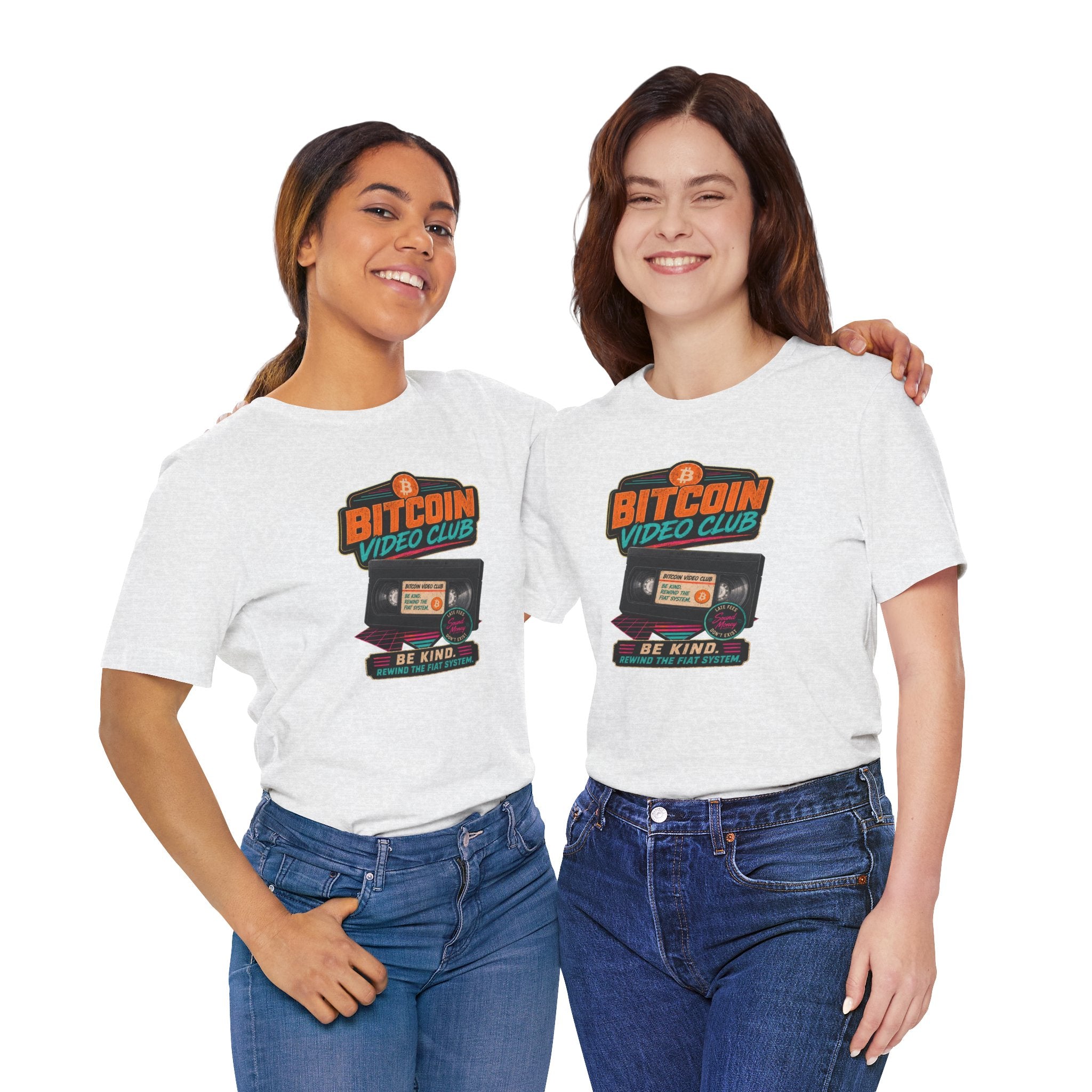 Bitcoin Video Club Tee | Be Kind Retro VHS | Bella Canvas 3001