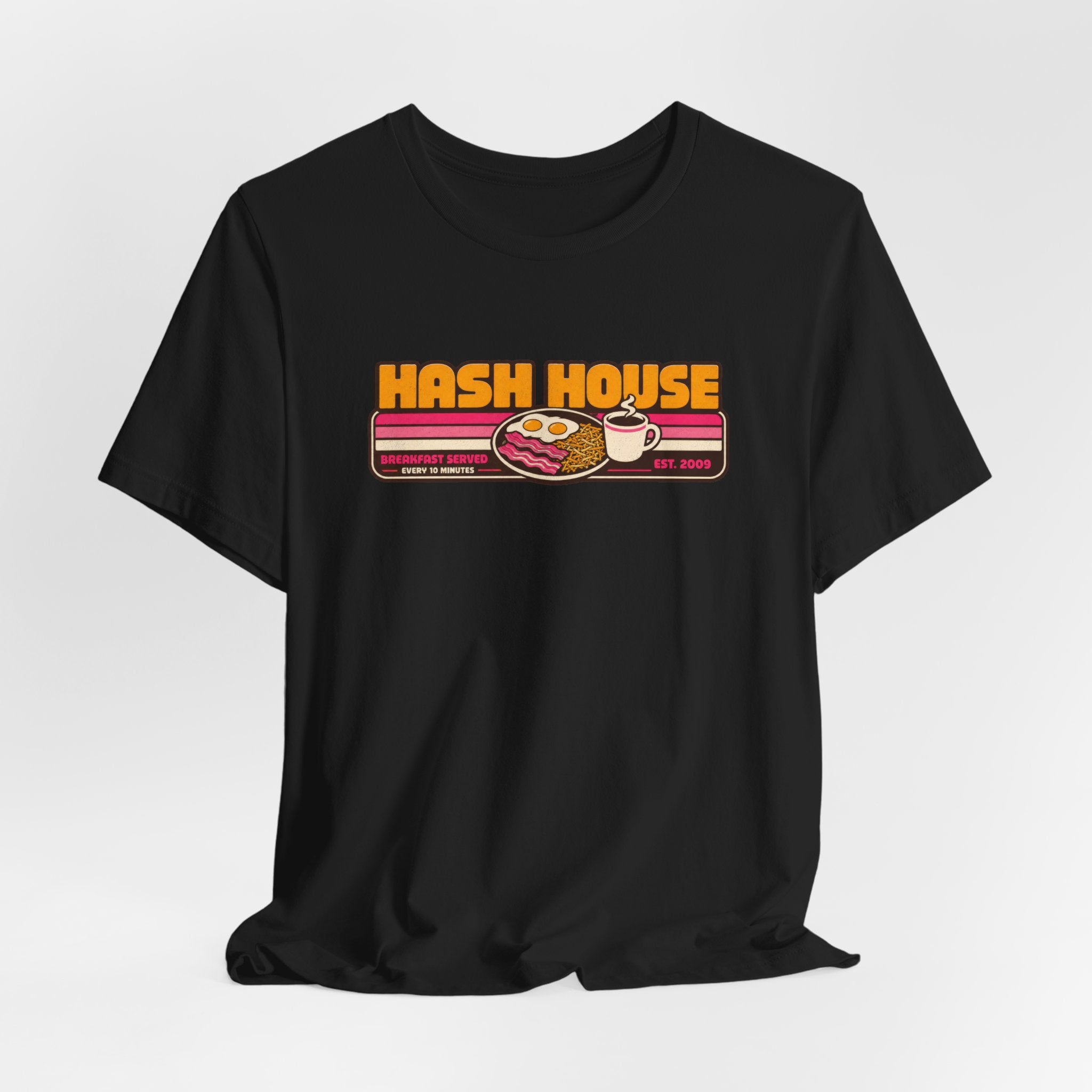 Incognito Hash House Retro Diner Tee | Breakfast Vintage Cafe Shirt | Bella Canvas 3001