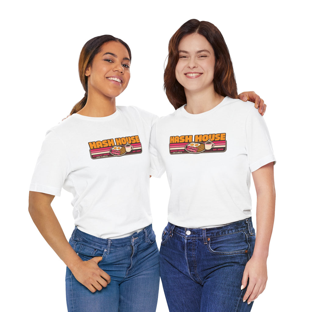 Incognito Hash House Retro Diner Tee | Breakfast Vintage Cafe Shirt | Bella Canvas 3001