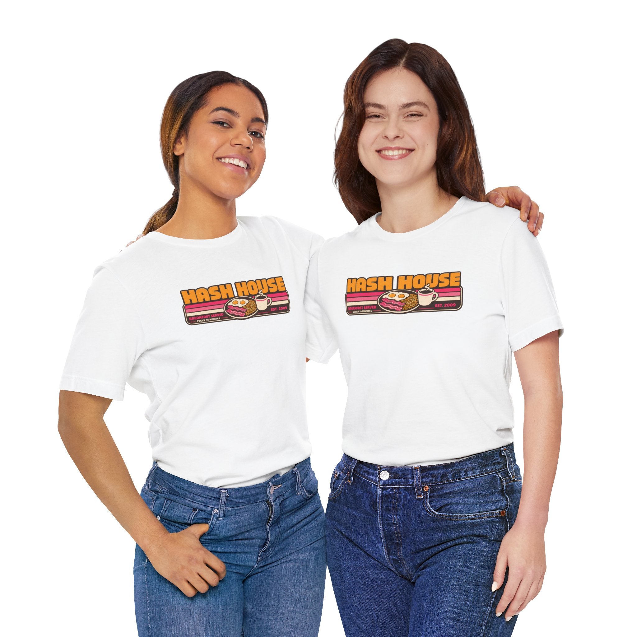 Incognito Hash House Retro Diner Tee | Breakfast Vintage Cafe Shirt | Bella Canvas 3001