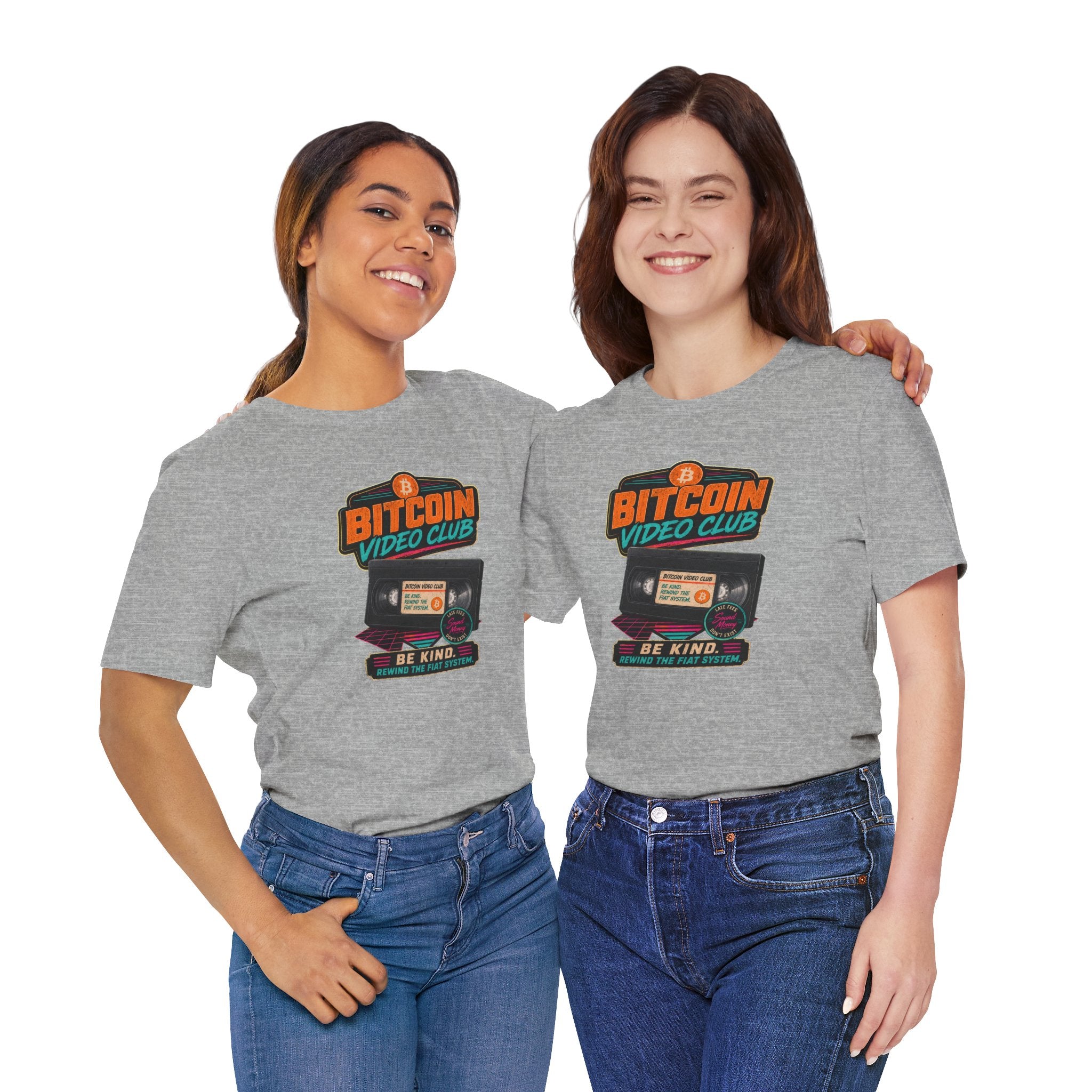 Bitcoin Video Club Tee | Be Kind Retro VHS | Bella Canvas 3001