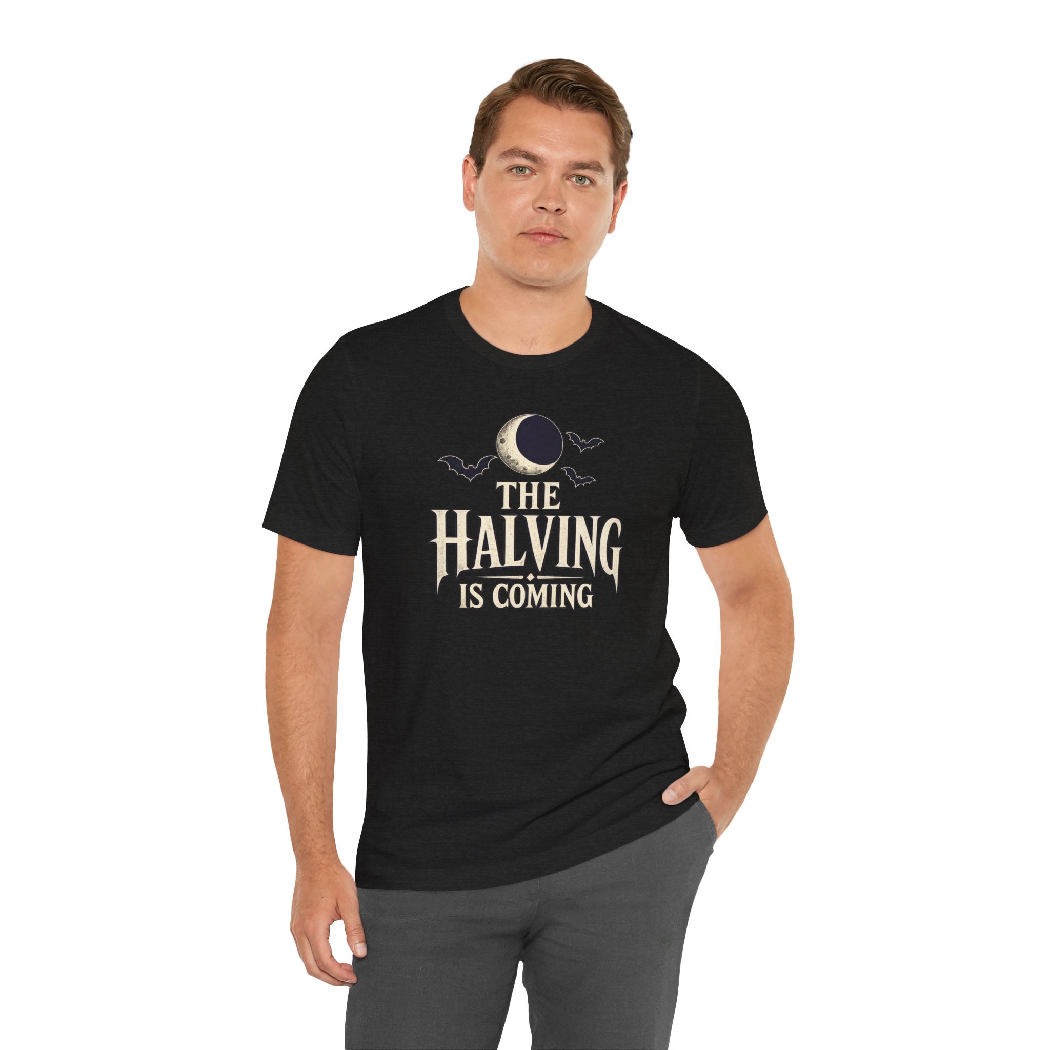 The Halving Is Coming Bitcoin T-Shirt| Dark Colorway | Bella Canvas 3001