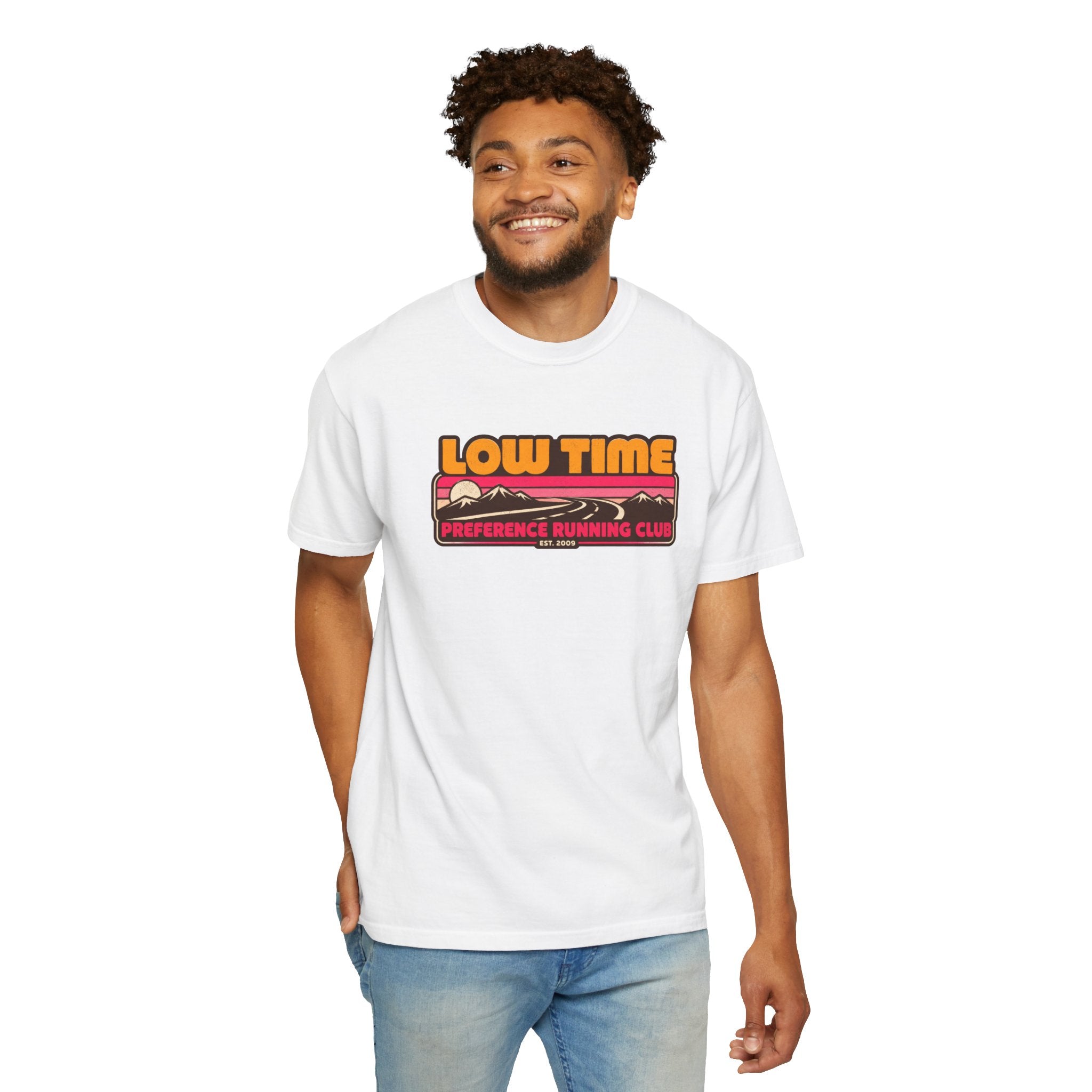 Incognito Heavyweight Low Time Preference Retro Running Club T-Shirt | Comfort Colors 1717