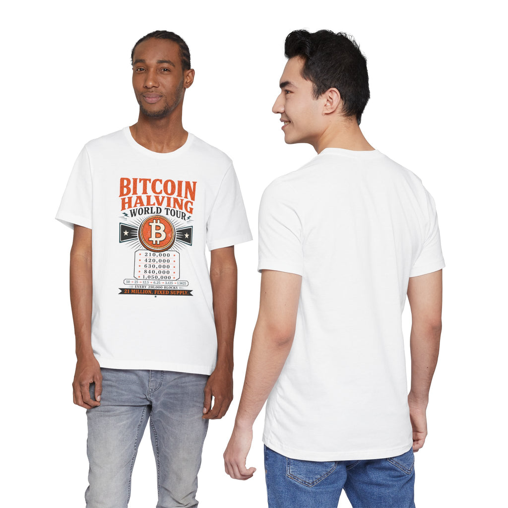 Bitcoin Halving World Tour Tee | Bella Canvas 3001