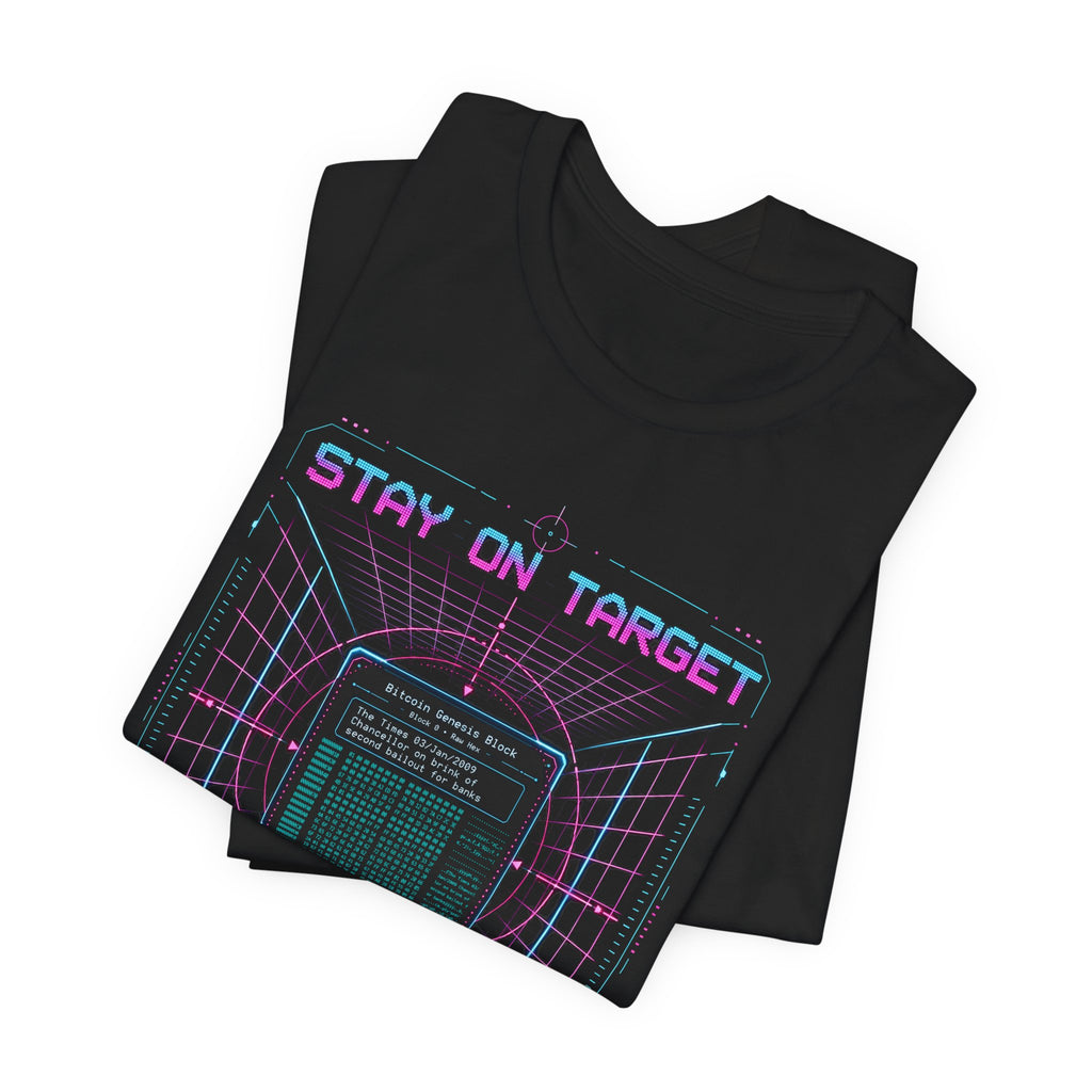 Bitcoin Genesis Block Tee | Retro 80s Cypherpunk Shirt | Bella Canvas 3001