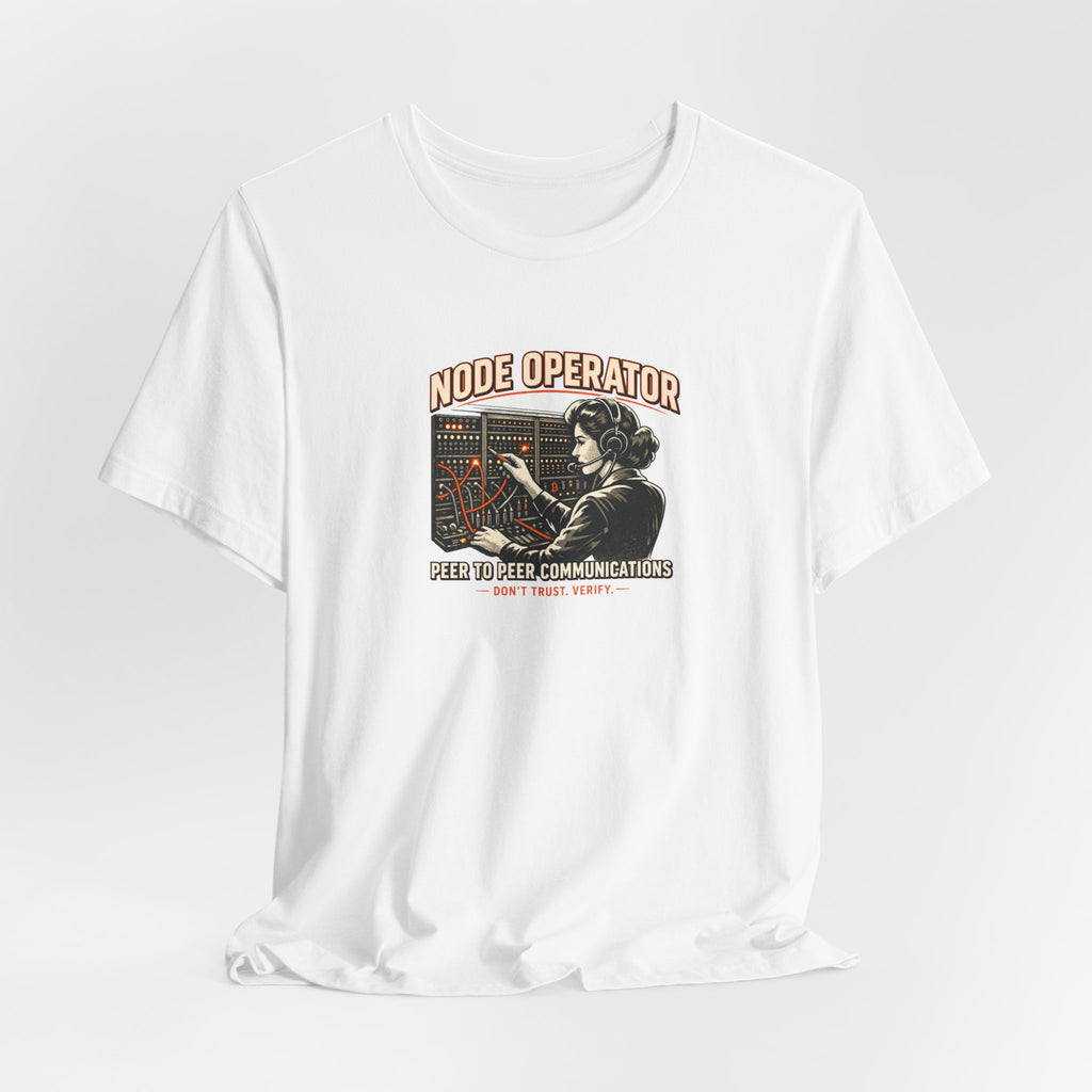 Node Operator Bitcoin Tee | Don't Trust Verify | Peer to Peer | Bella Canvas 3001