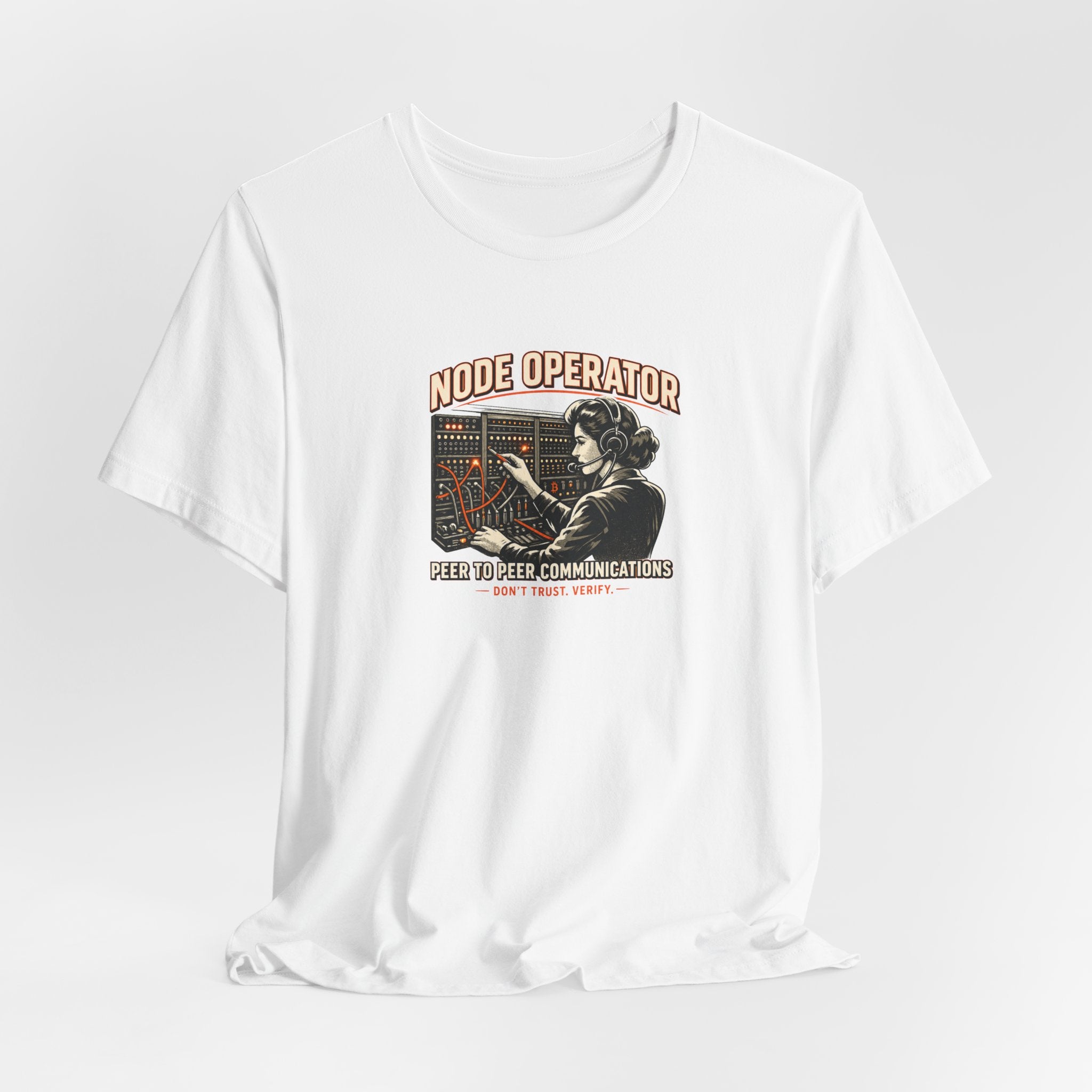 Node Operator Bitcoin Tee | Don't Trust Verify | Peer to Peer | Bella Canvas 3001