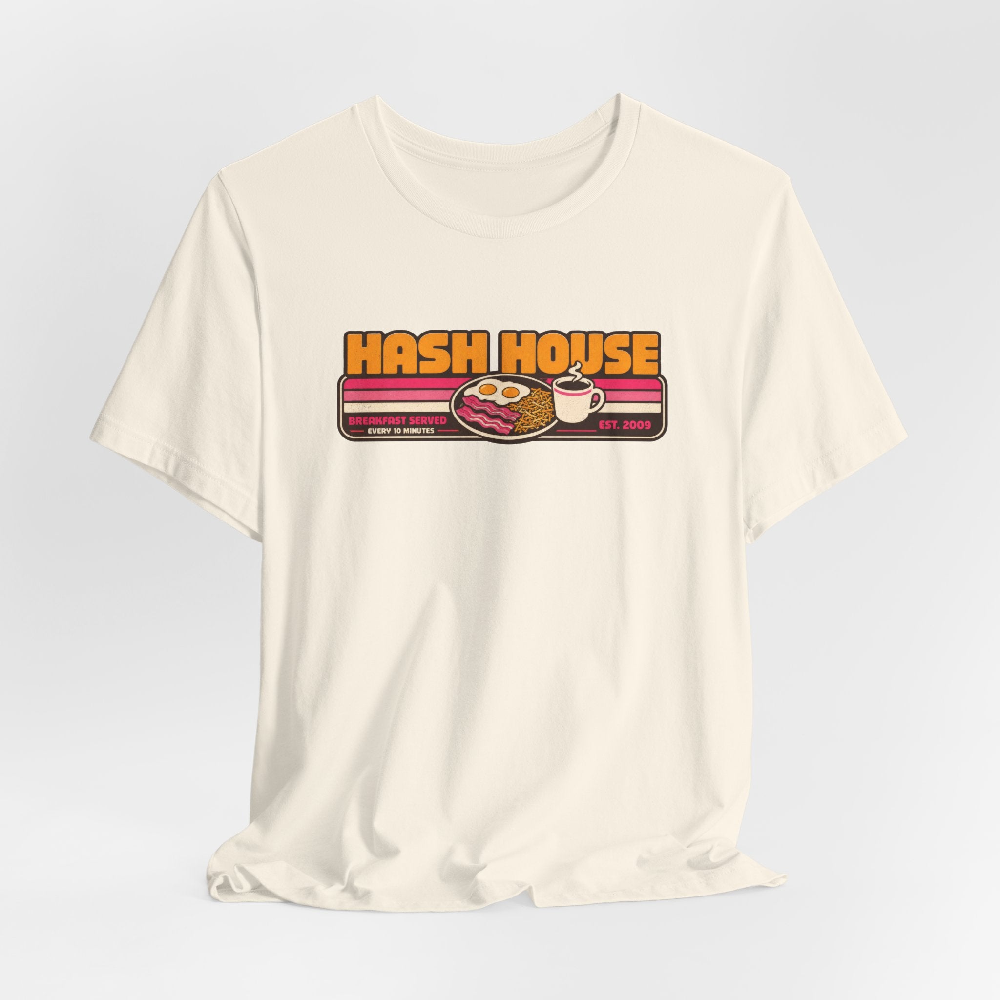 Incognito Hash House Retro Diner Tee | Breakfast Vintage Cafe Shirt | Bella Canvas 3001