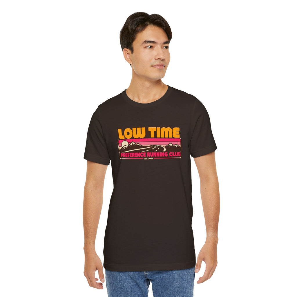 Low Time Preference Retro Running Club T-Shirt Bitcoin Shirt