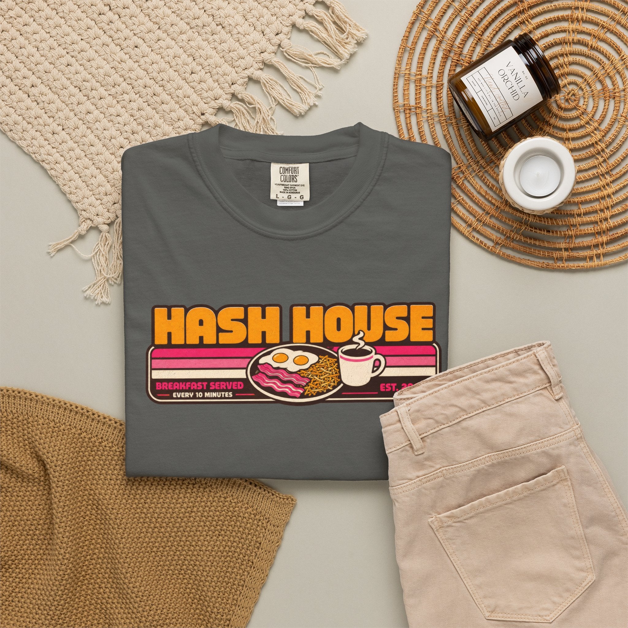 Incognito Heavyweight Hash House Retro Diner Tee | Comfort Colors 1717