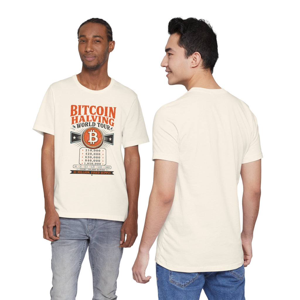 Bitcoin Halving World Tour Tee | Bella Canvas 3001